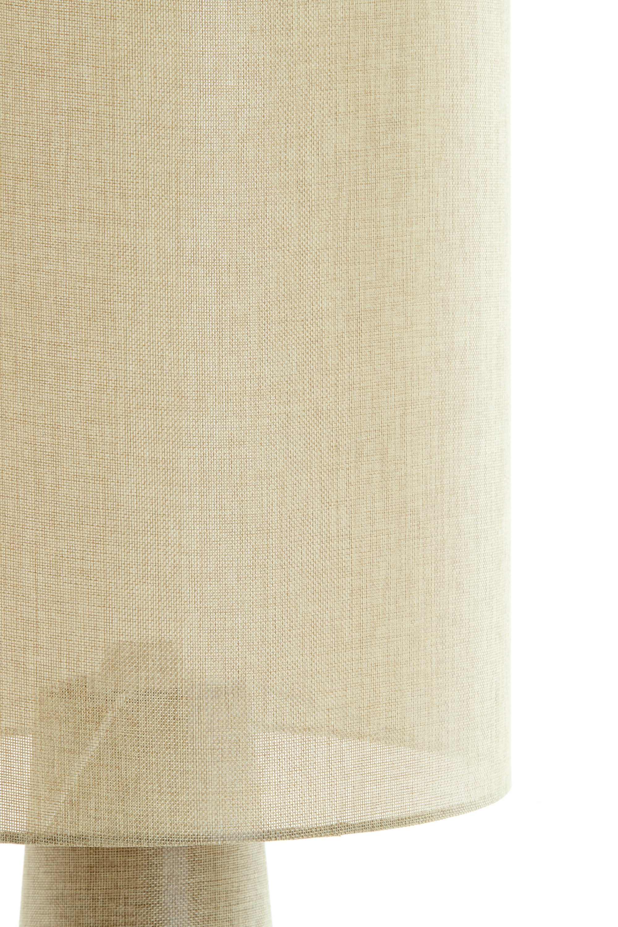 Micky Olive Green Linen Floor Lamp