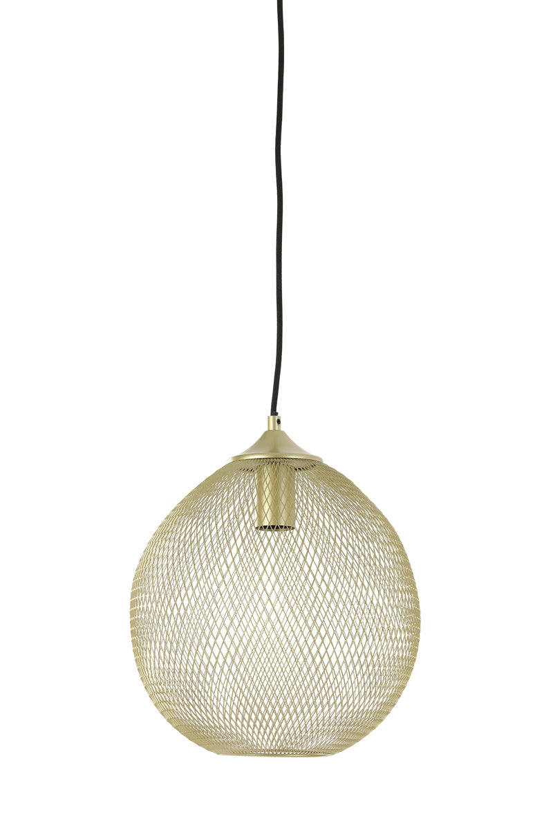 Moroc Gold Metal Pendant Light 30cm