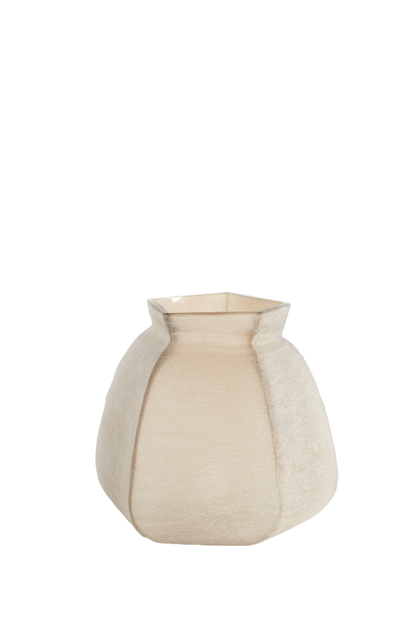 Veliko Light Brown Glass Vase 27cm