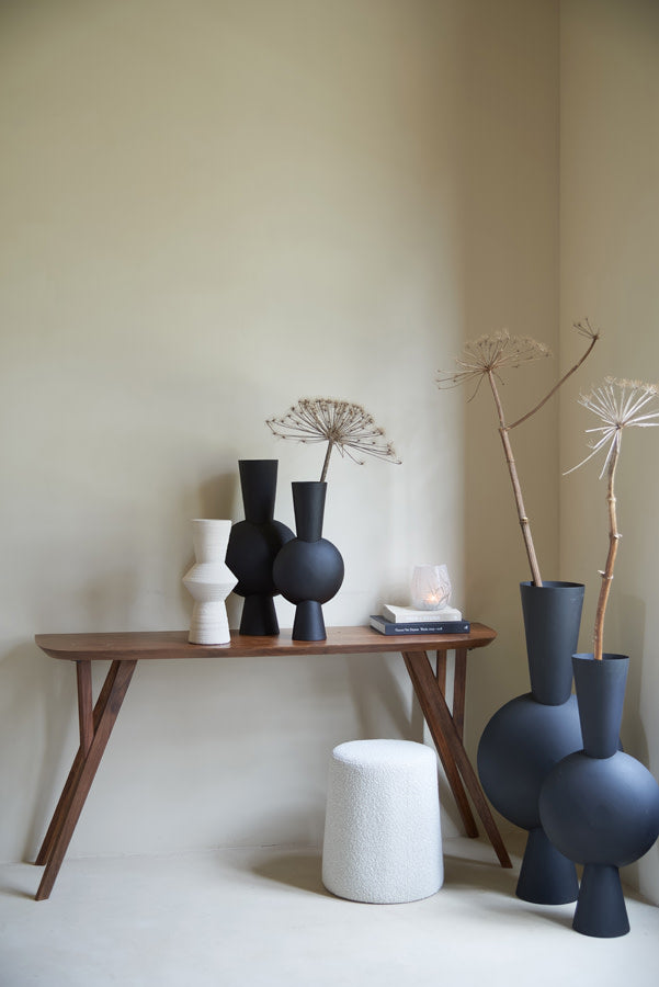 Quenza Brown Acacia Wood Console Table
