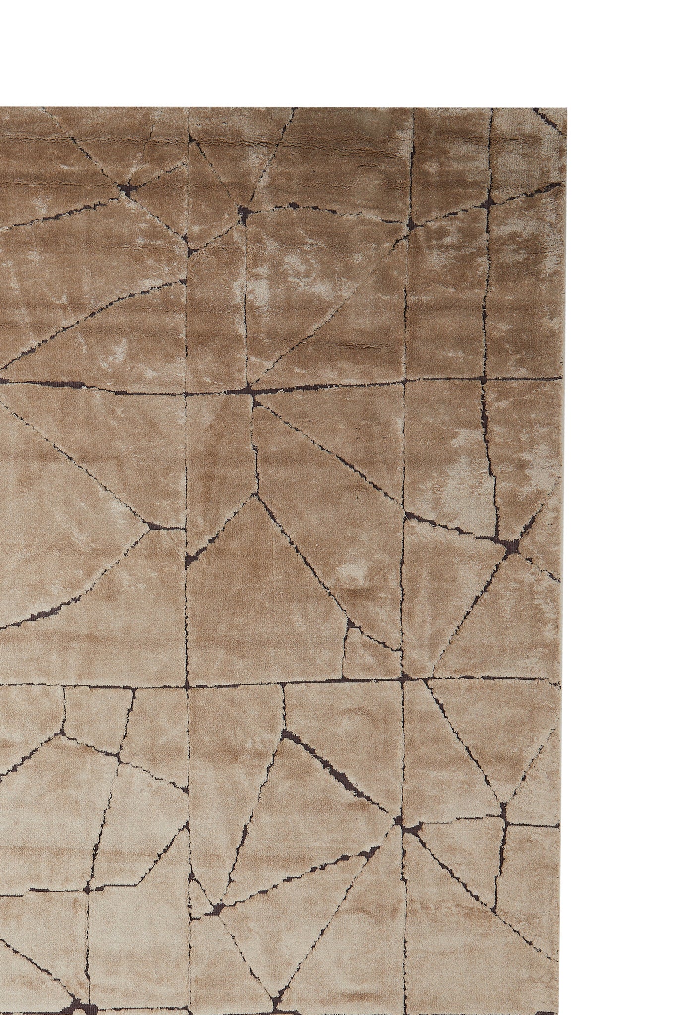 Dacula Tonal Brown Rectangular Rug 300x200cm