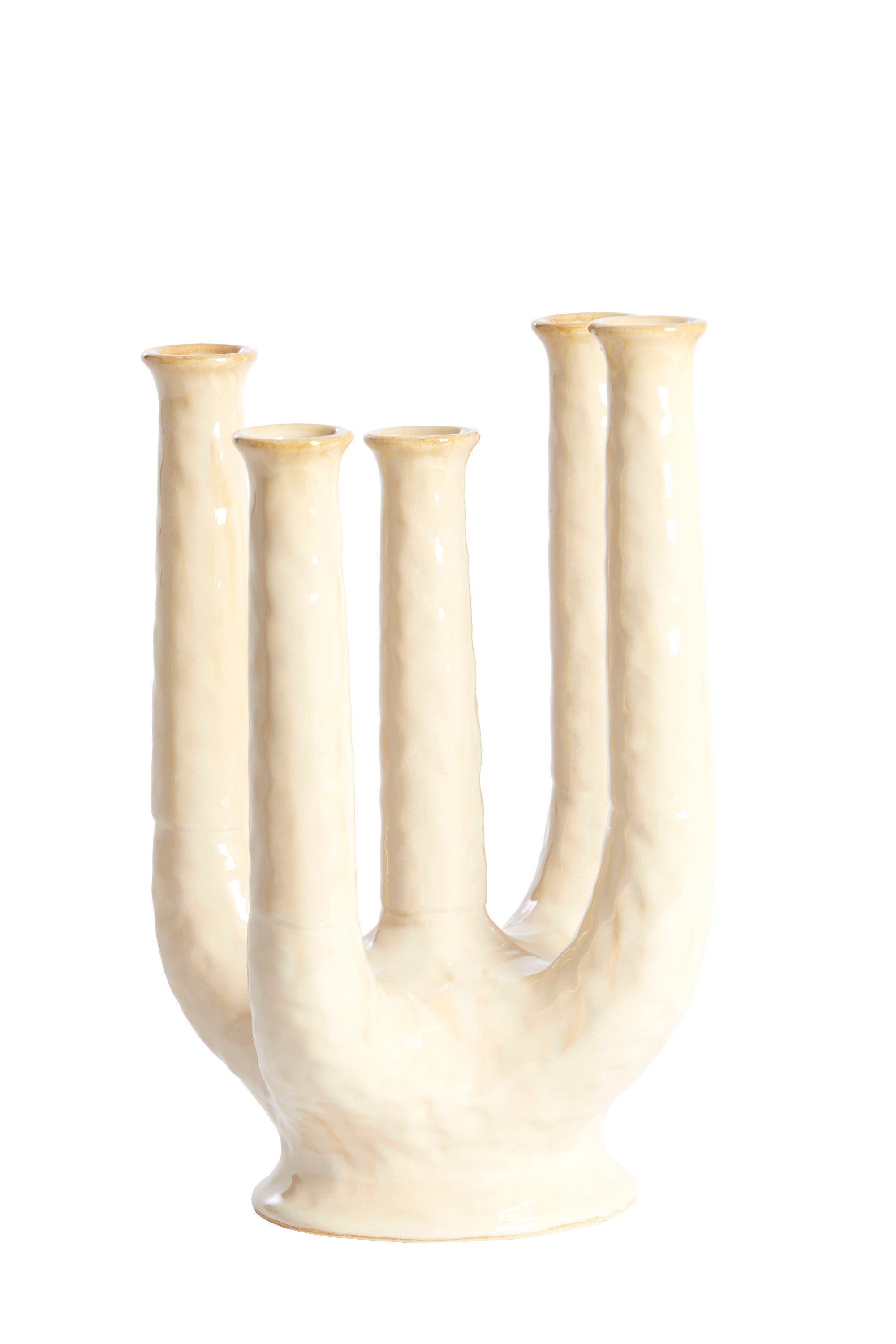 Leonjo Sand/Beige Ceramic Vase 36cm