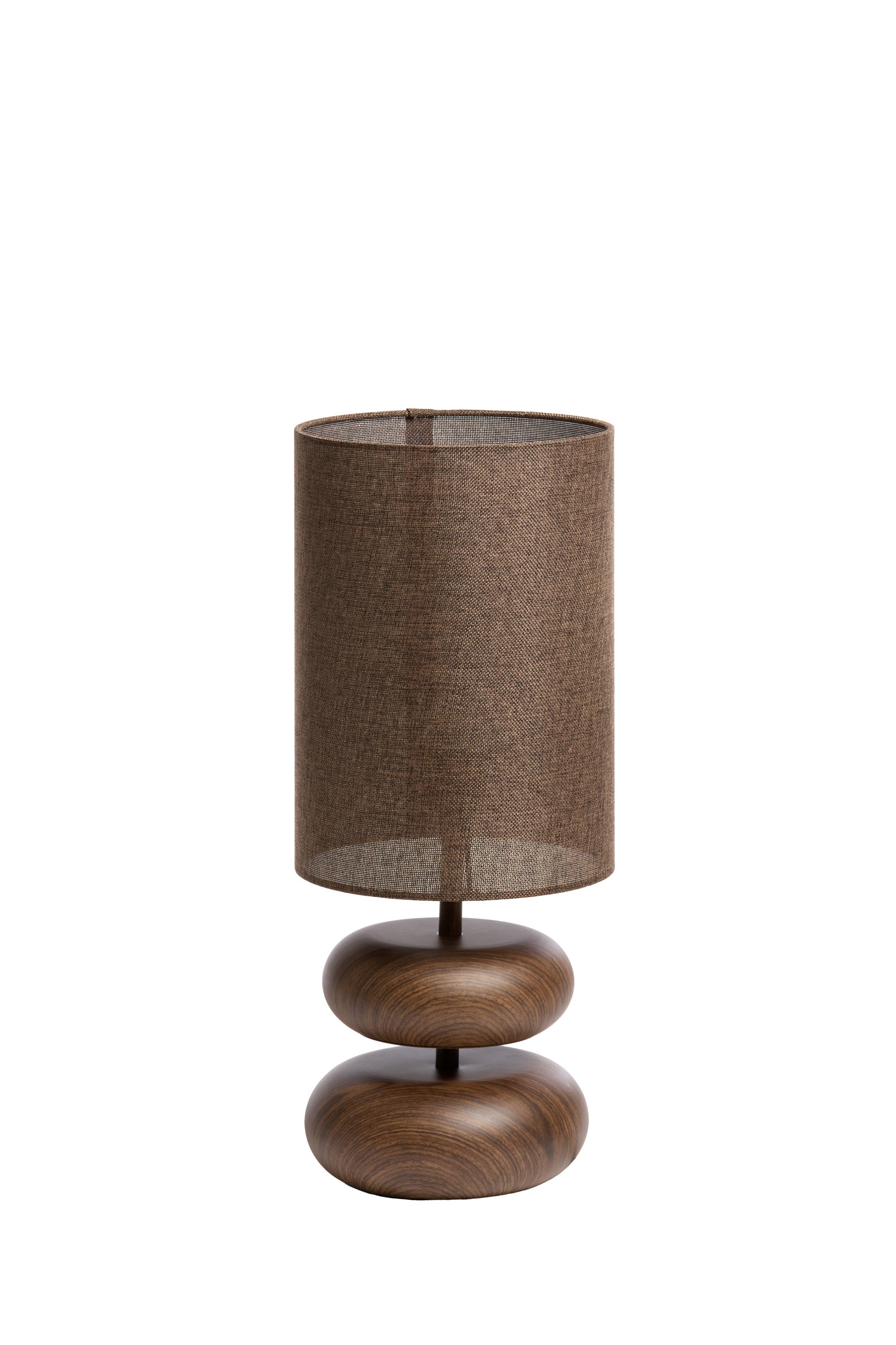 Danialo Dark Brown Wood Effect Table Lamp 50.5cm
