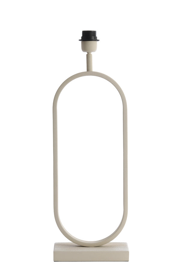 Jamiri Cream Metal Table Lamp Base 55cm
