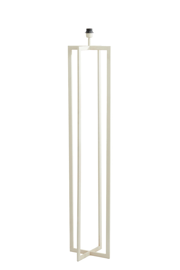 Mace Cream Metal Floor Lamp Base
