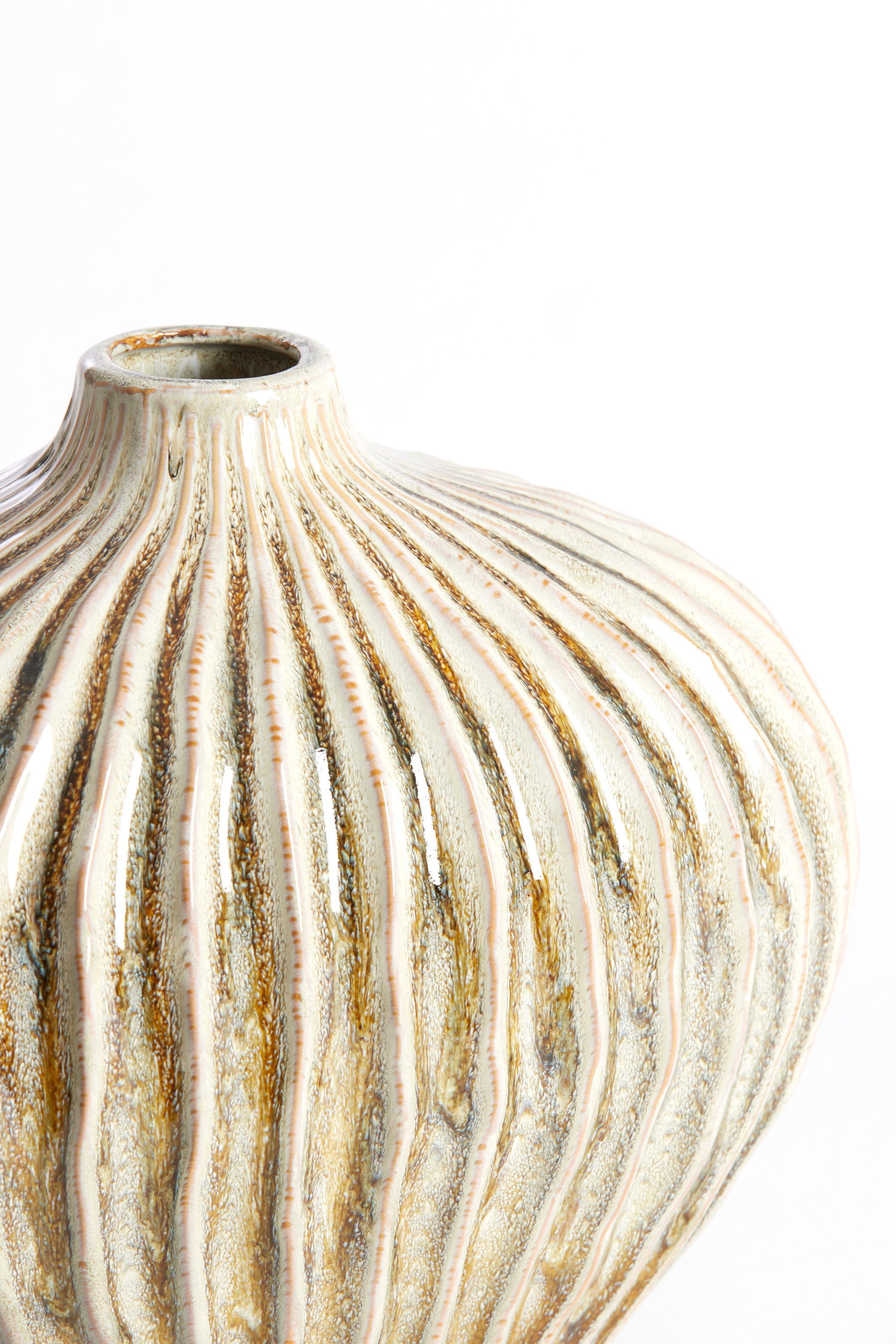 Lorito Olive Green Ceramic Vase 30cm