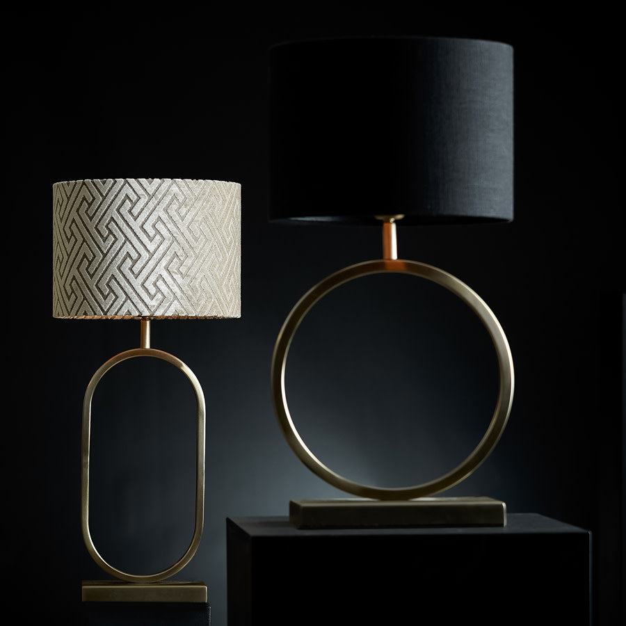 Liva Light Gold Metal Table Lamp Base 42cm