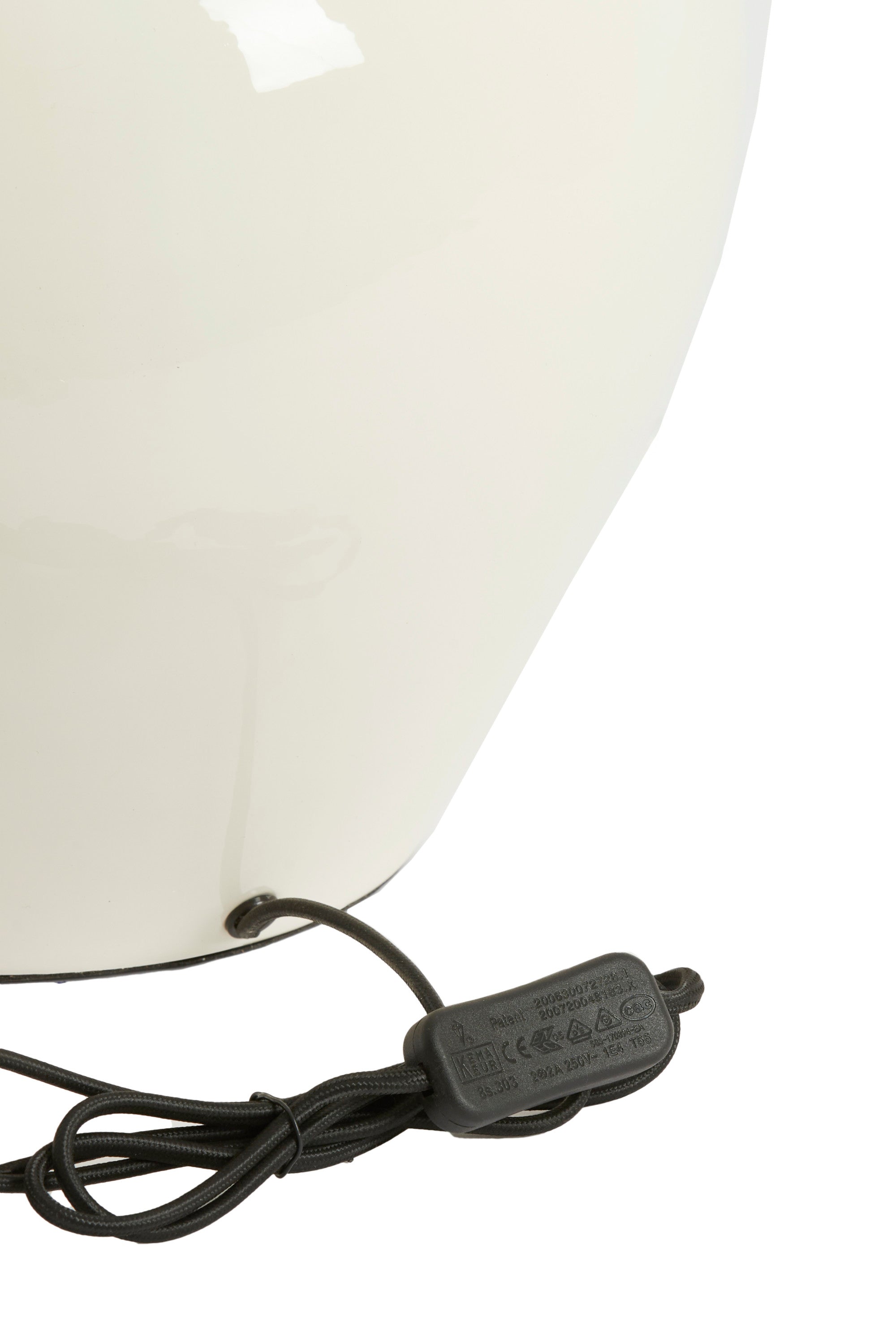 Nana Gloss Cream Metal Table Lamp Base 51cm