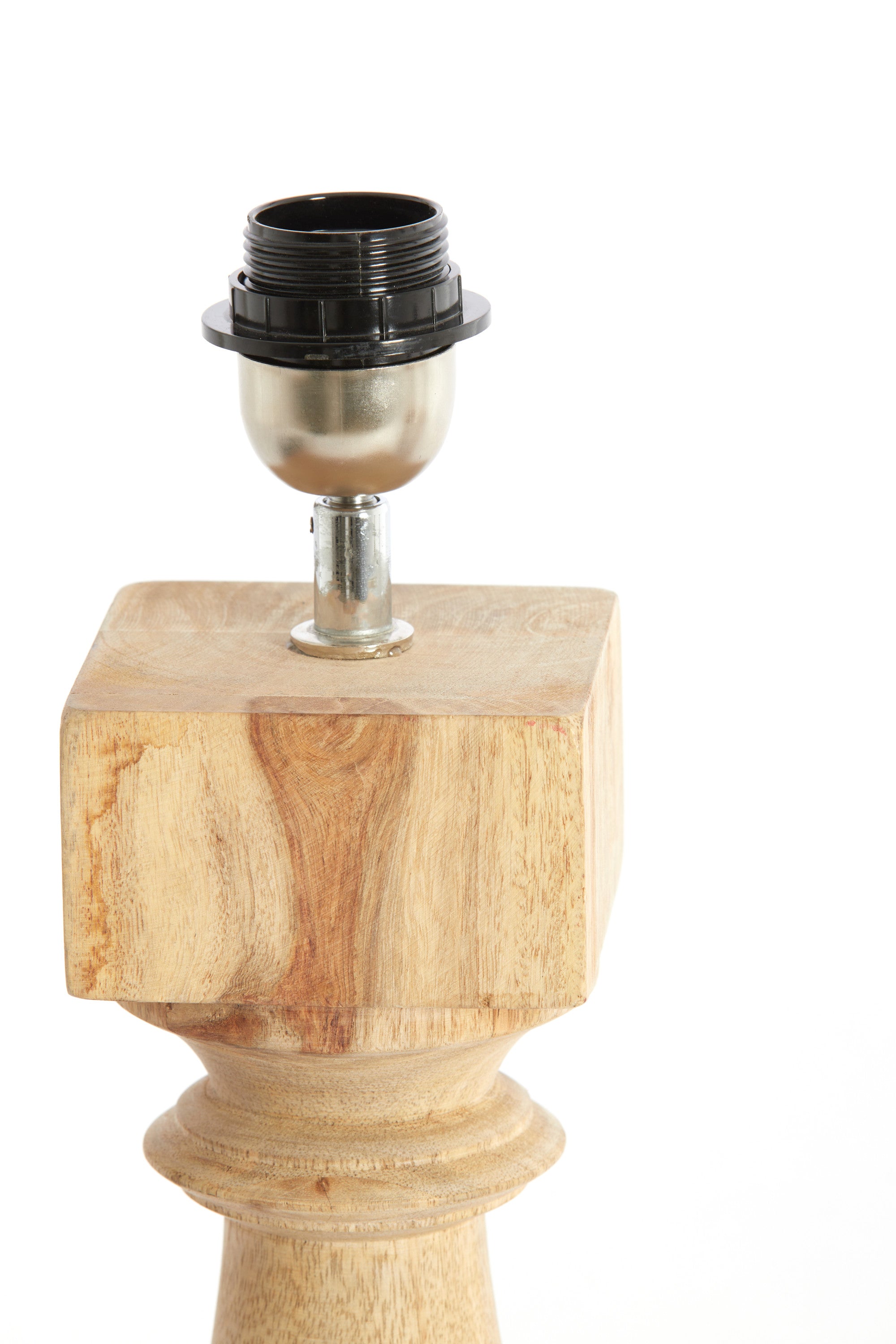 Cumani Natural Wood Table Lamp Base 47cm