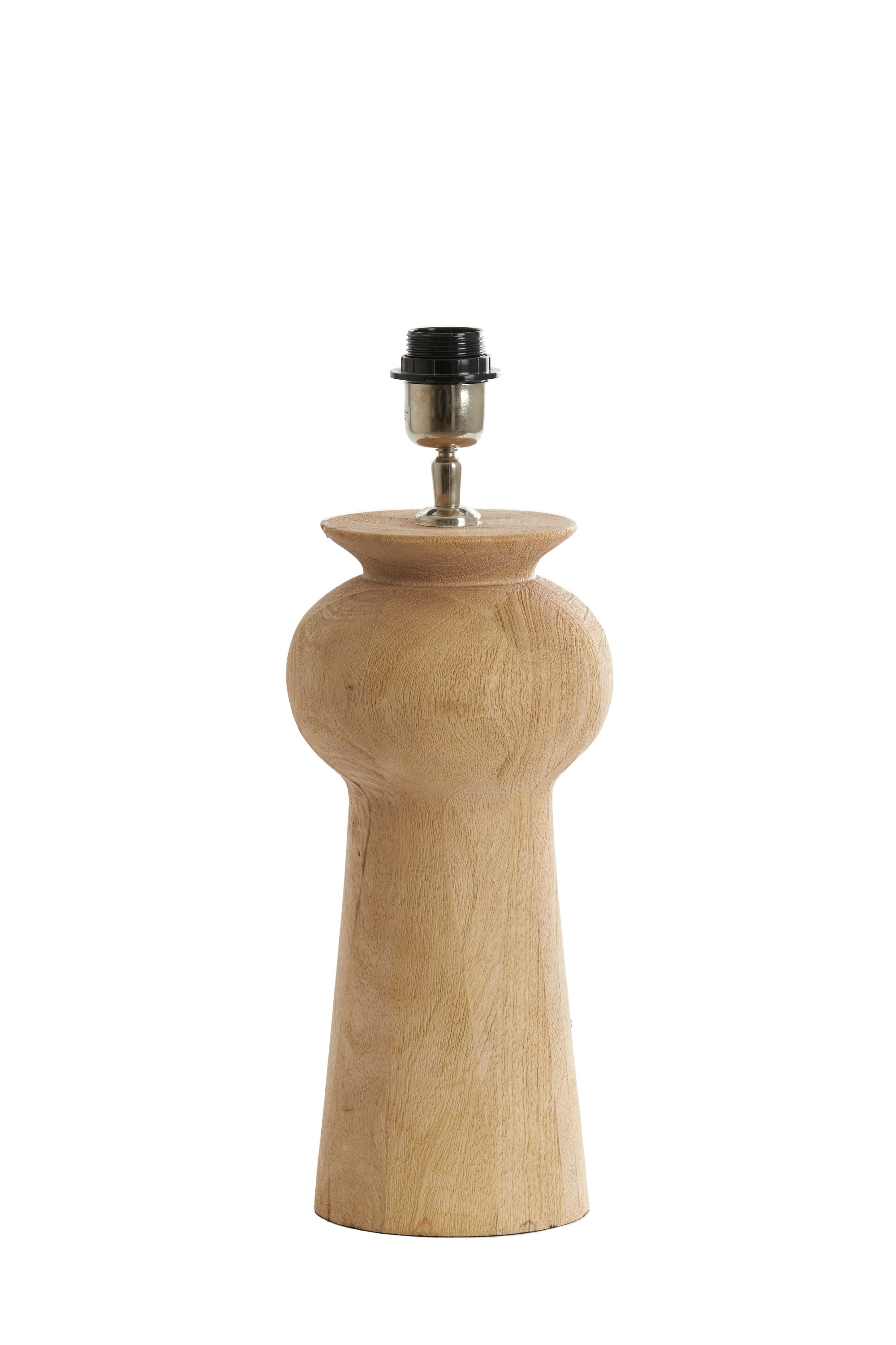 Baglio Matt Natural Wood Table Lamp Base 35cm