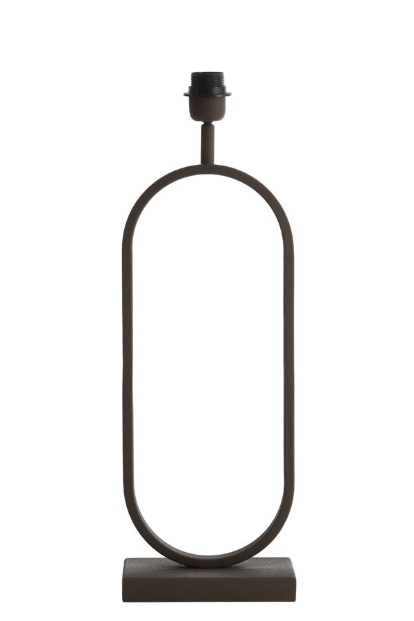 Jamiri Brown Metal Table Lamp Base 55cm