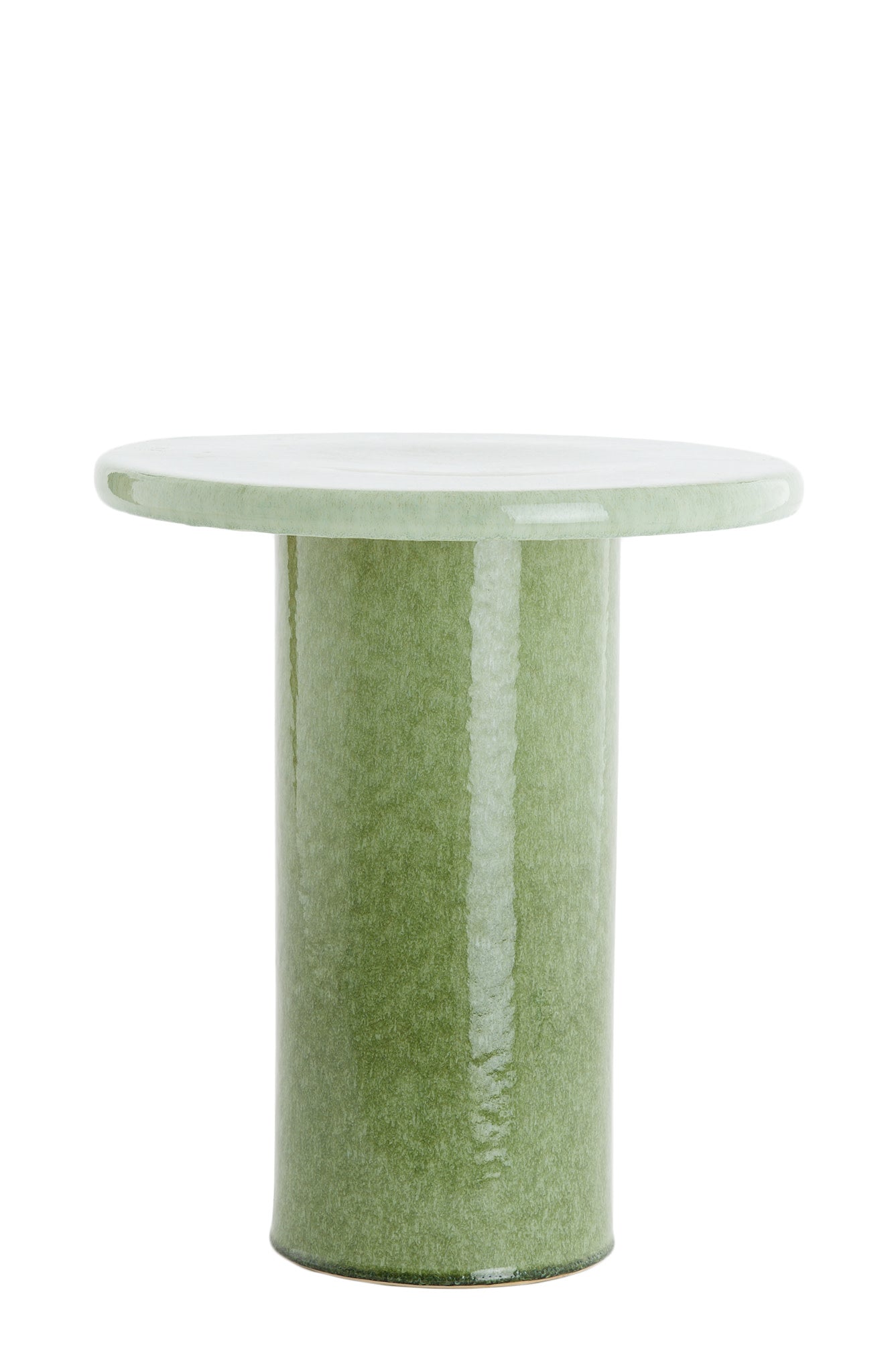 Tudo Mint Green Ceramic Round Side Table 45.5cm