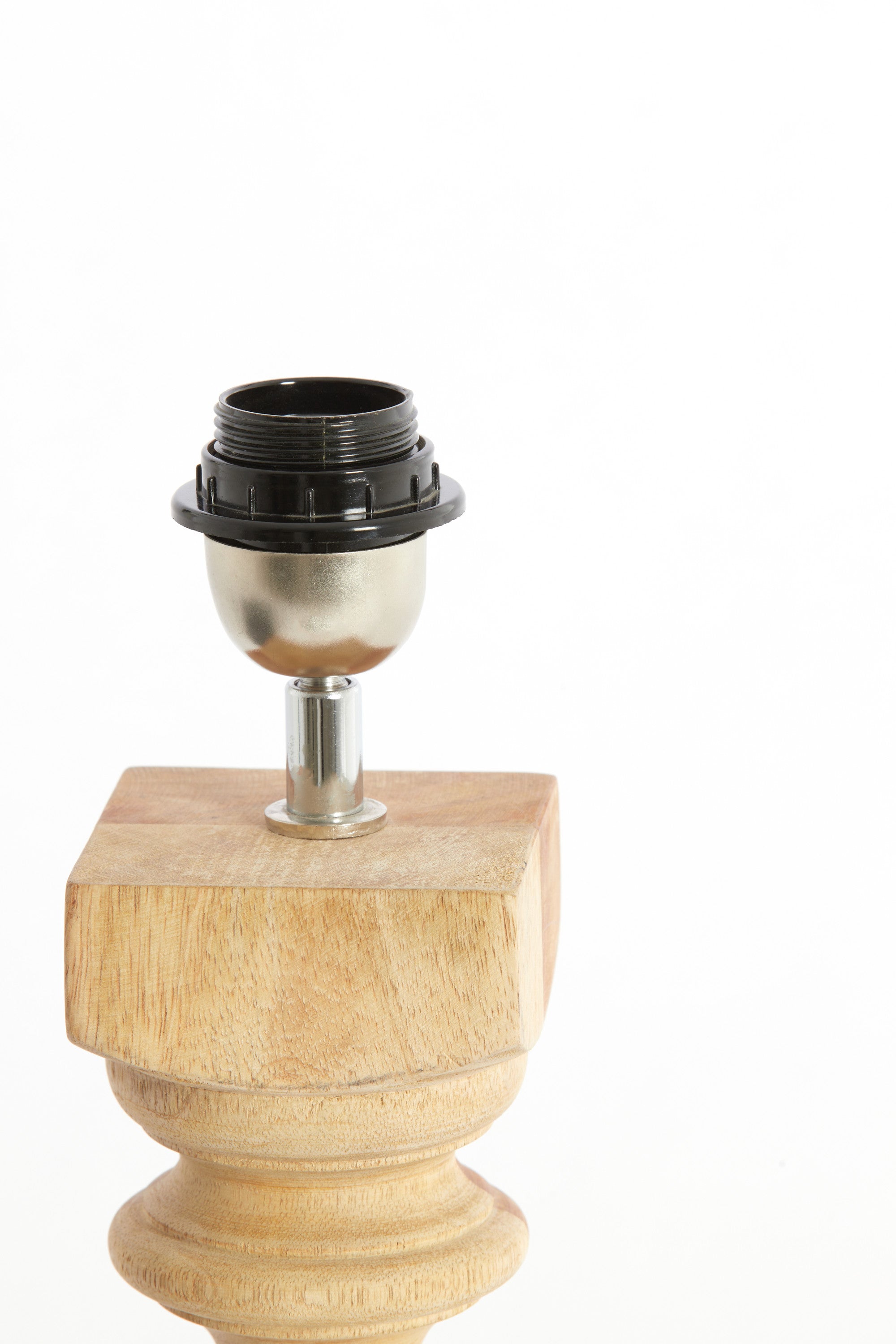 Cumani Natural Wood Table Lamp Base 36cm