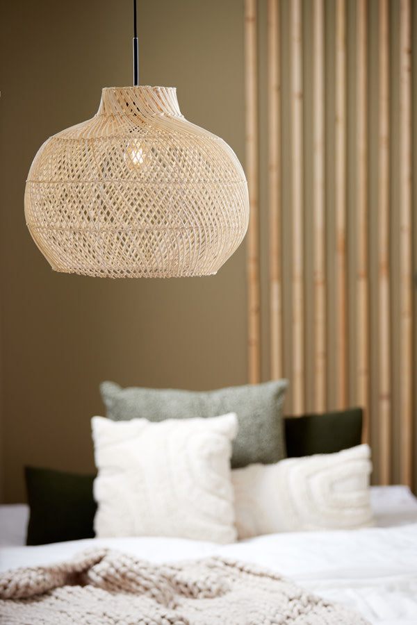 Charita Natural Rattan Pendant Light 46cm