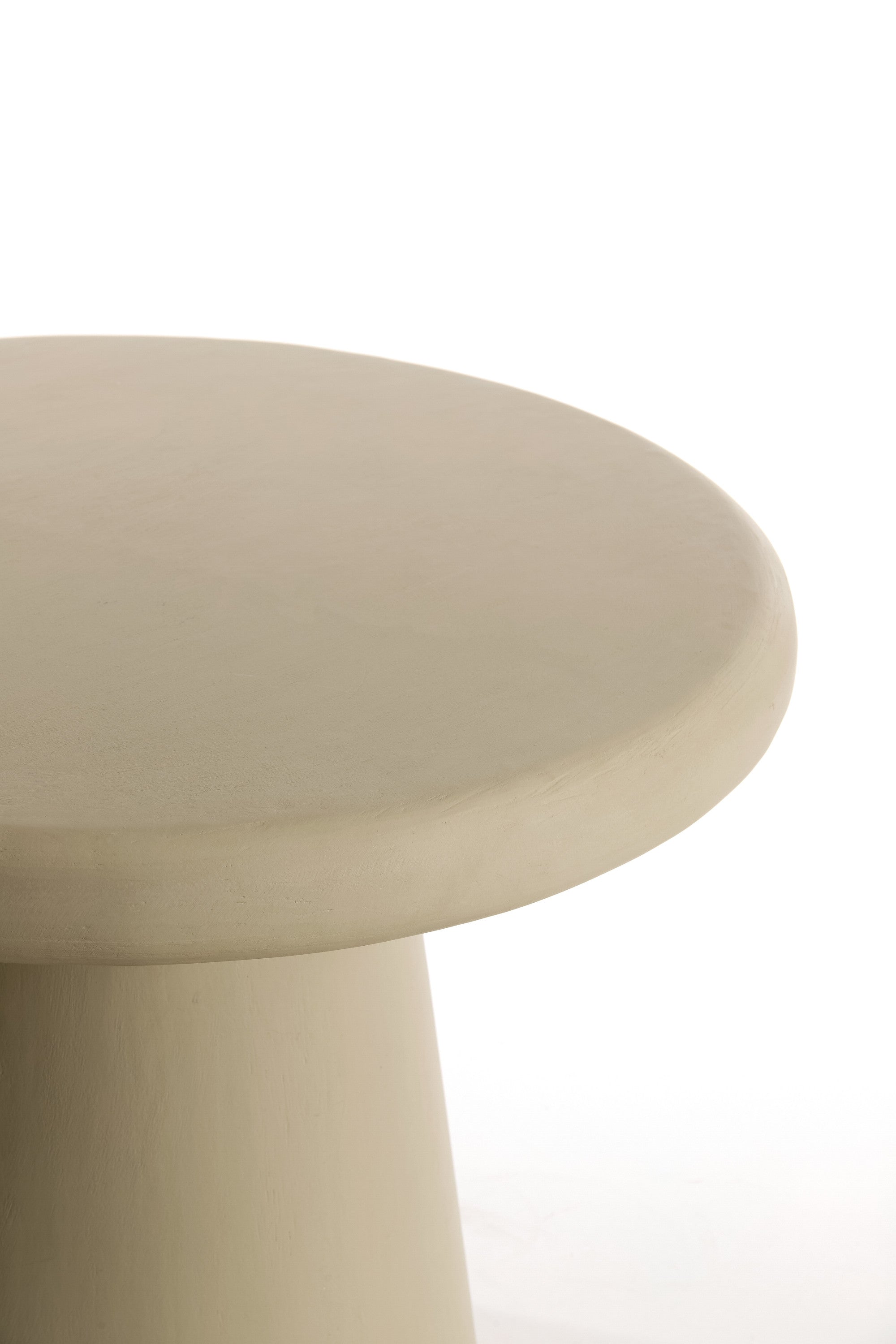 Kulona Beige Wood Round Coffee Table 60cm