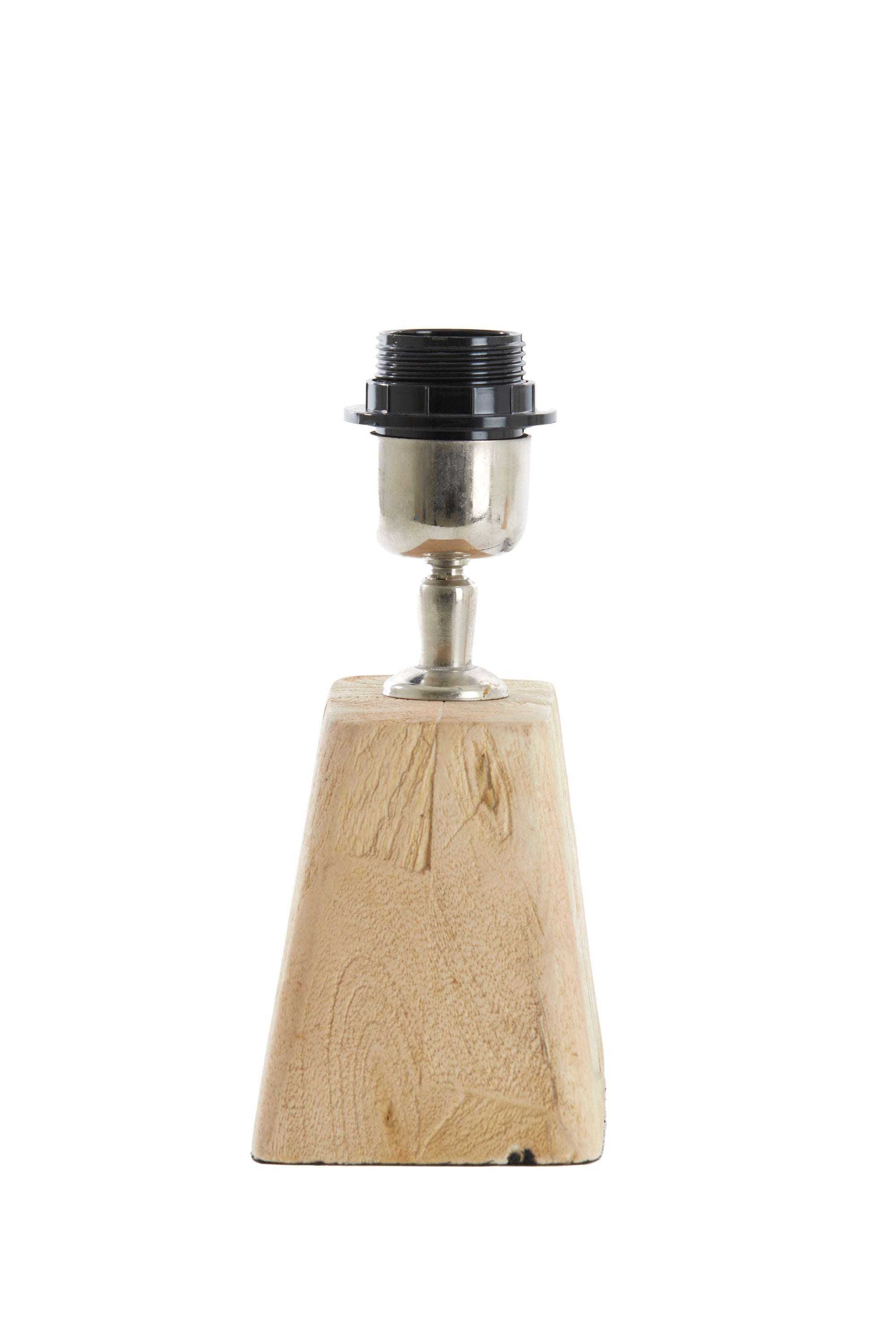 Kardan Matt Natural Wood Large Table Lamp Base 19cm