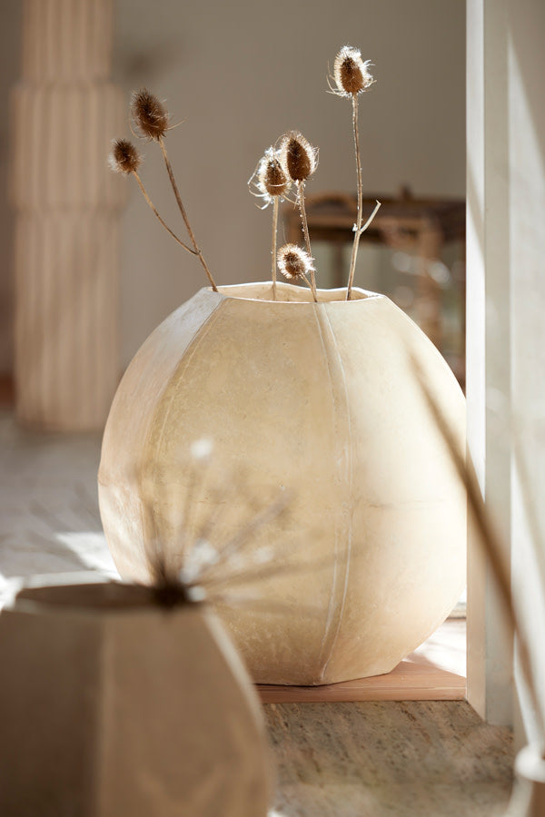 Melis Natural Papier Mâché Decorative Planter 44.5cm