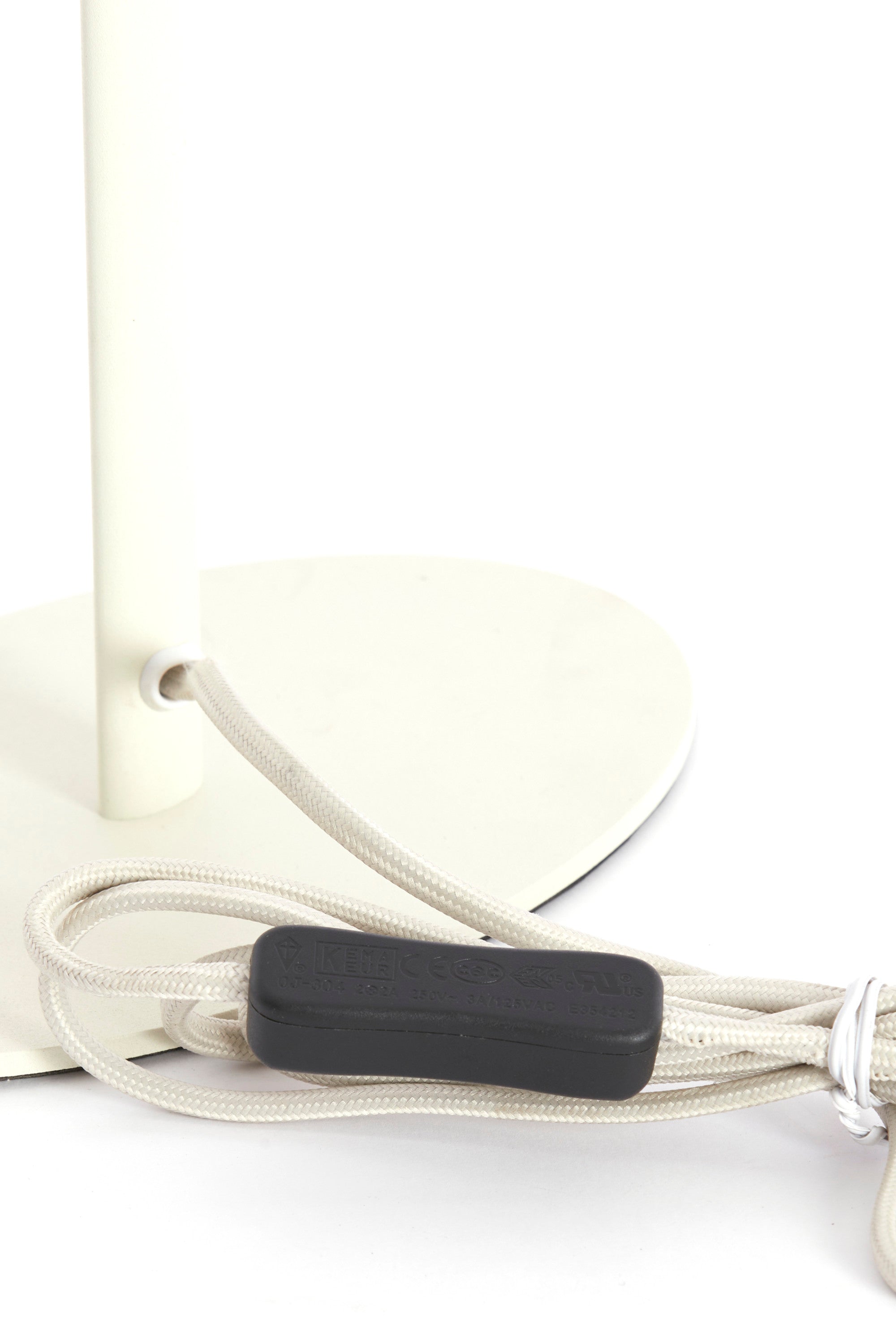 Cerini Cream Metal Table Lamp Base
