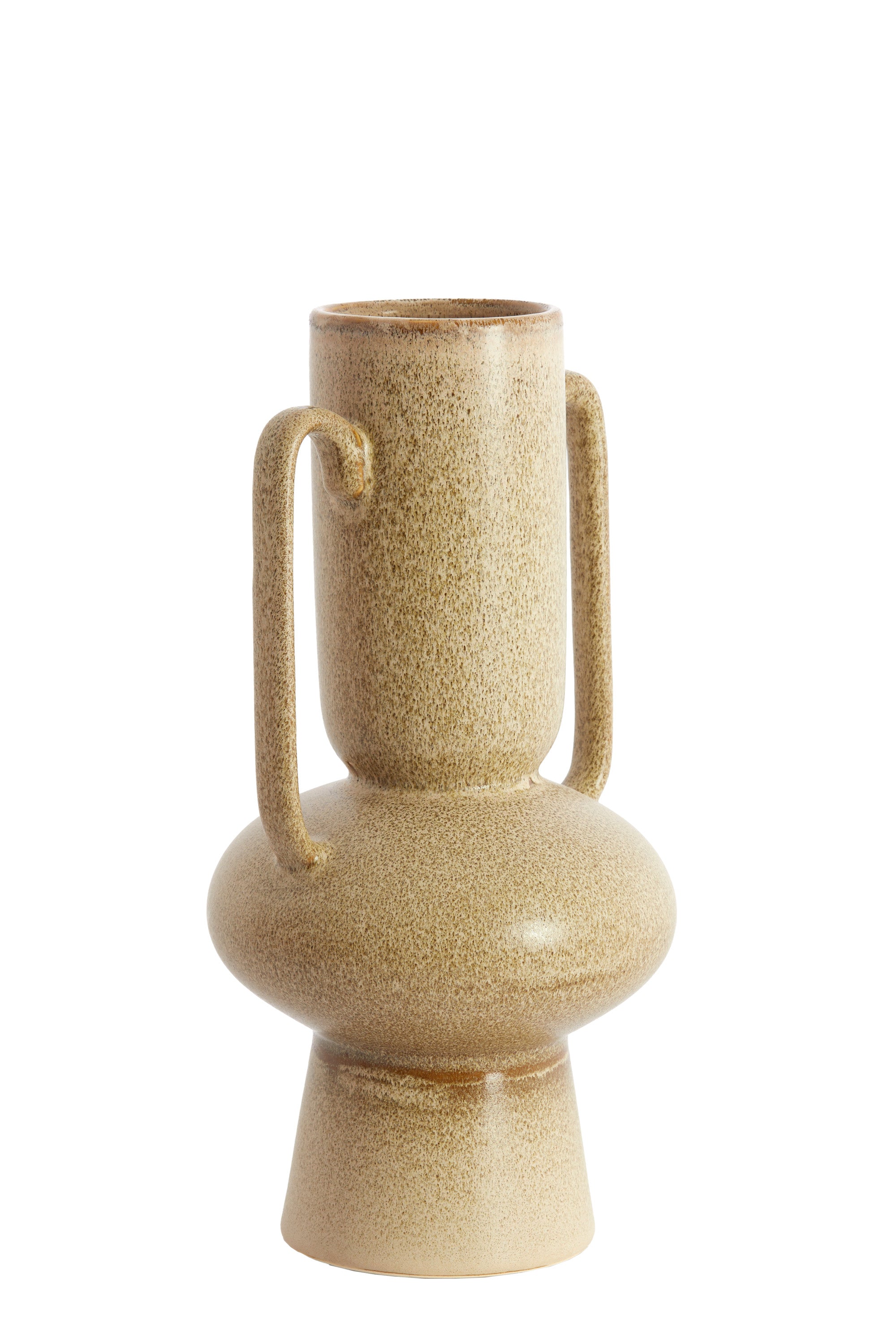 Otaru Olive Green Ceramic Vase