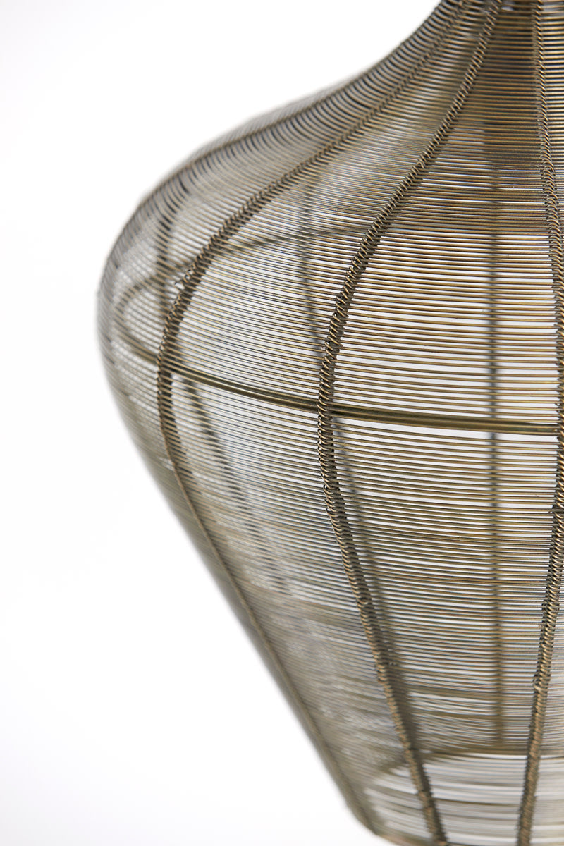 Alvaro Antique Bronze Metal Pendant Light 36cm