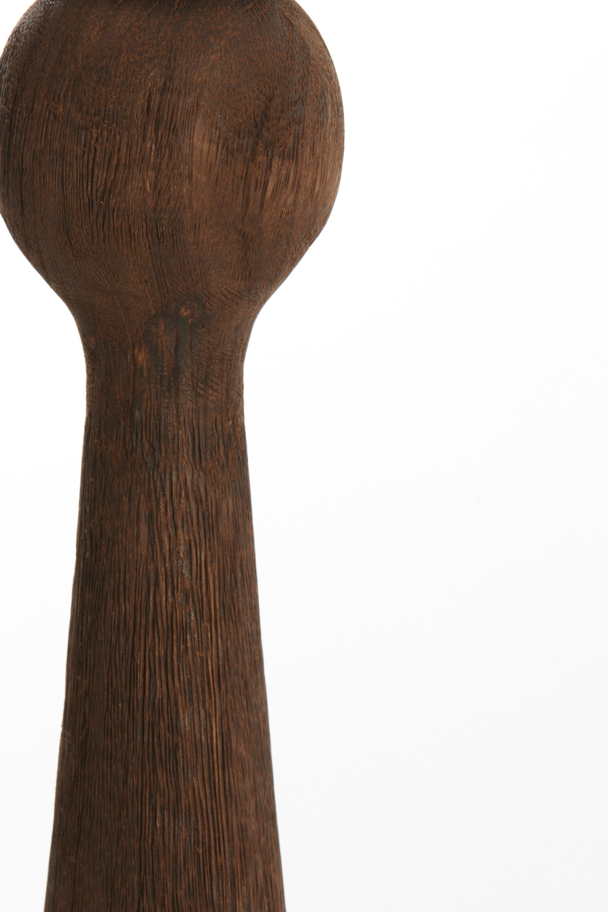Festina Matt Dark Brown Wood Table Lamp Base
