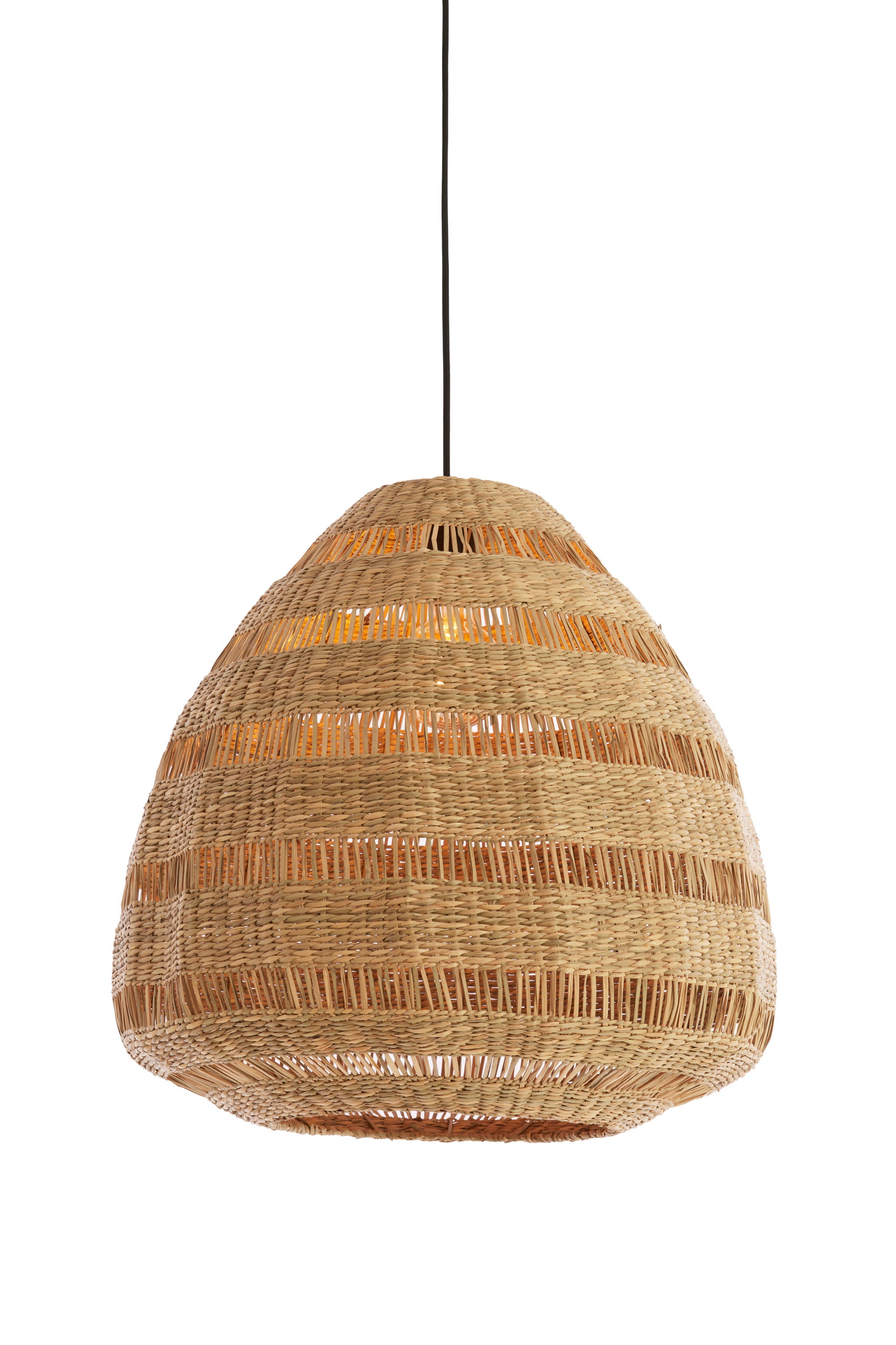 Soluna Natural Seagrass Pendant Light 56cm