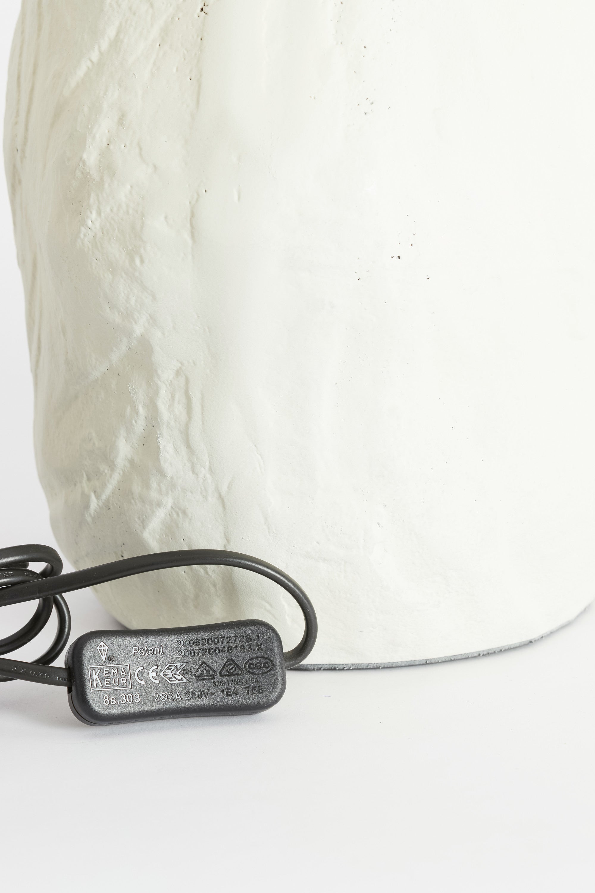 Mavelle Cream Metal Table Lamp Base 29cm