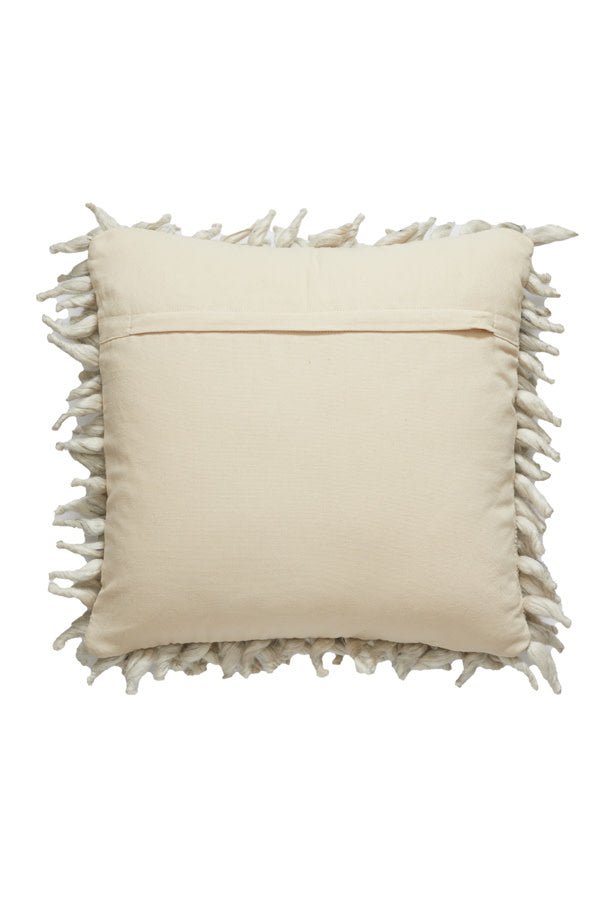 Comallo Natural Shaggy Square Cushion 45x45cm
