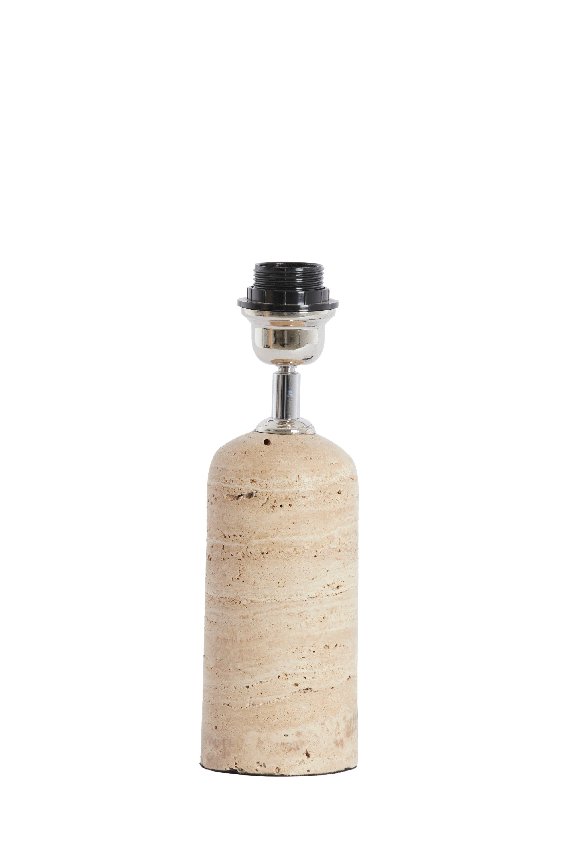 Malakai Sand Travertine Table Lamp Base 18cm