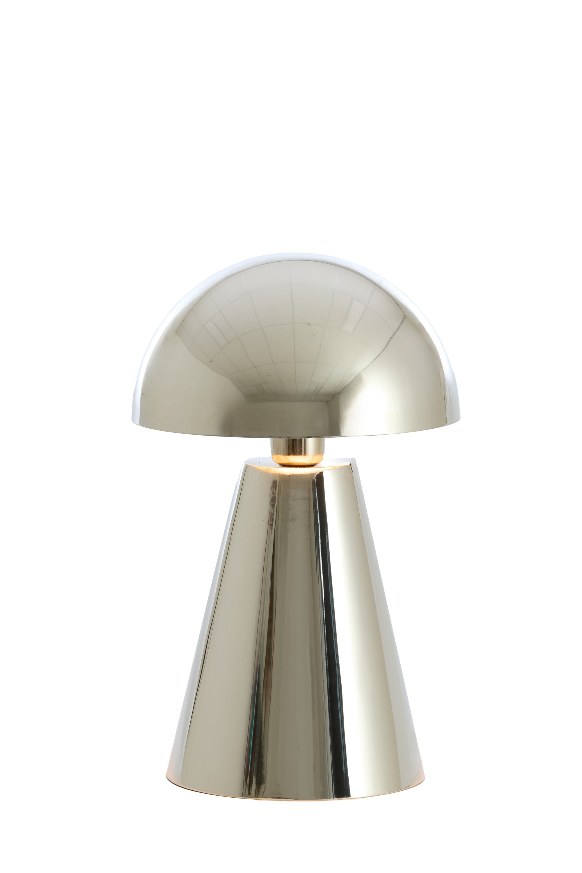 Surrina Gloss Nickel Metal Table Lamp 41cm