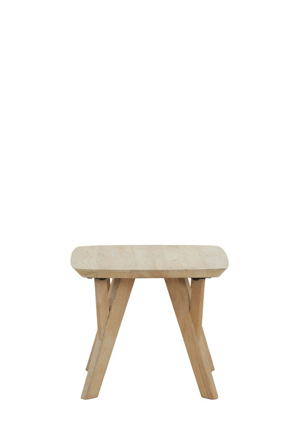 Quenza Natural Mango Wood Square Side Table 36cm