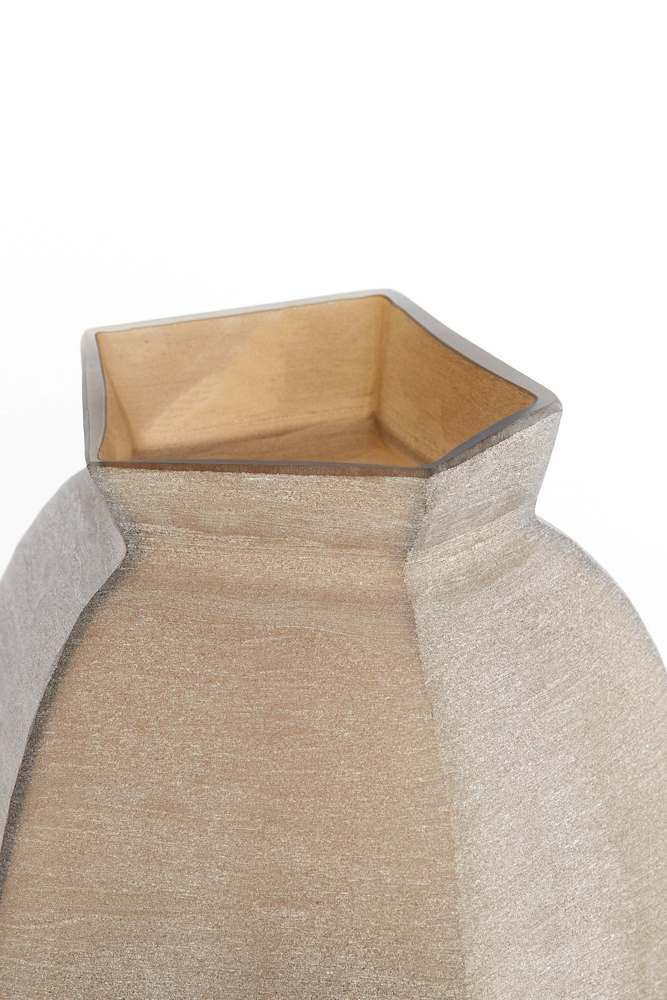 Veliko Dark Brown Glass Vase 40cm