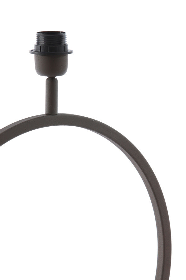 Liva Brown Metal Table Lamp Base 53cm