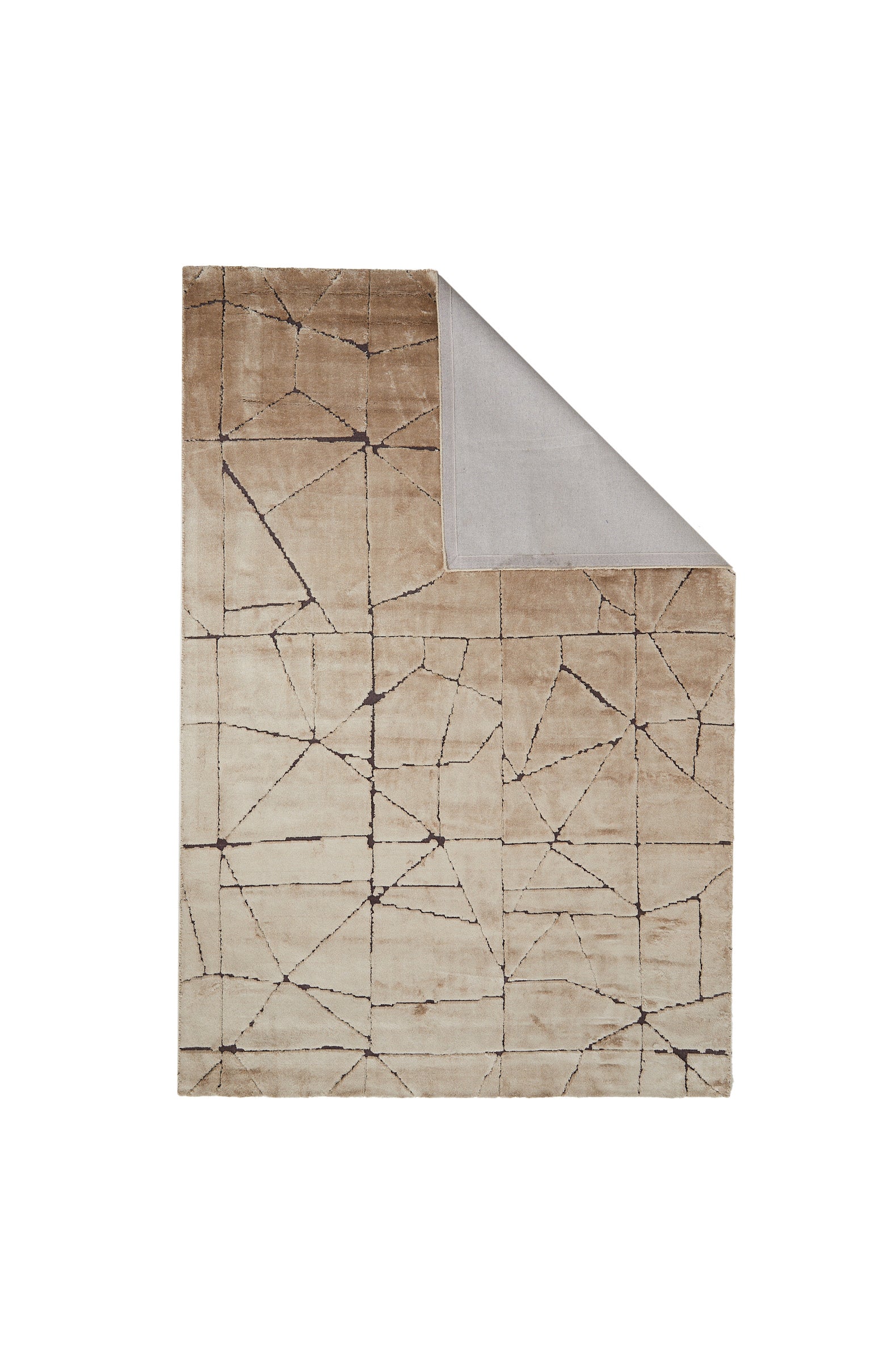 Dacula Tonal Brown Rectangular Rug 160x230cm