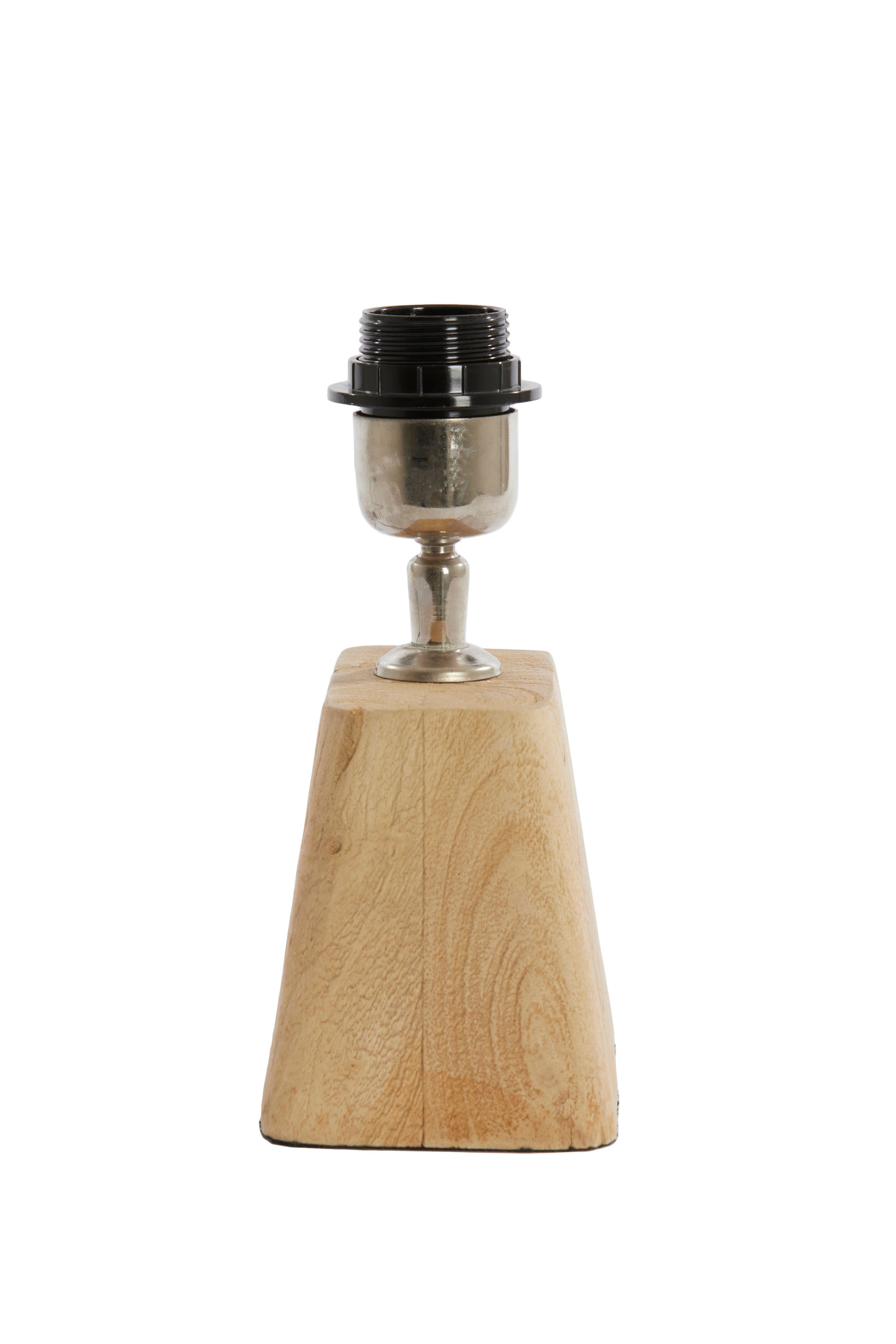 Kardan Matt Natural Wood Table Lamp Base 21cm