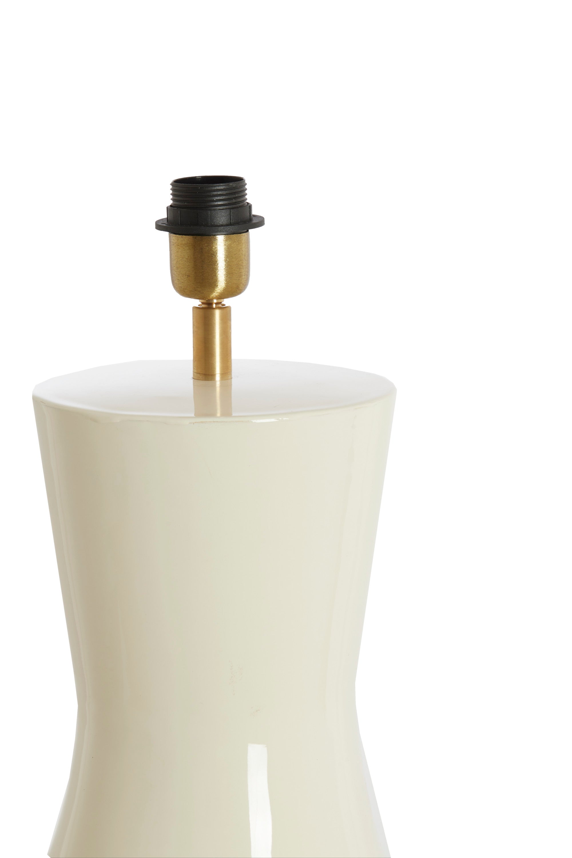 Nana Gloss Cream Metal Table Lamp Base 69cm