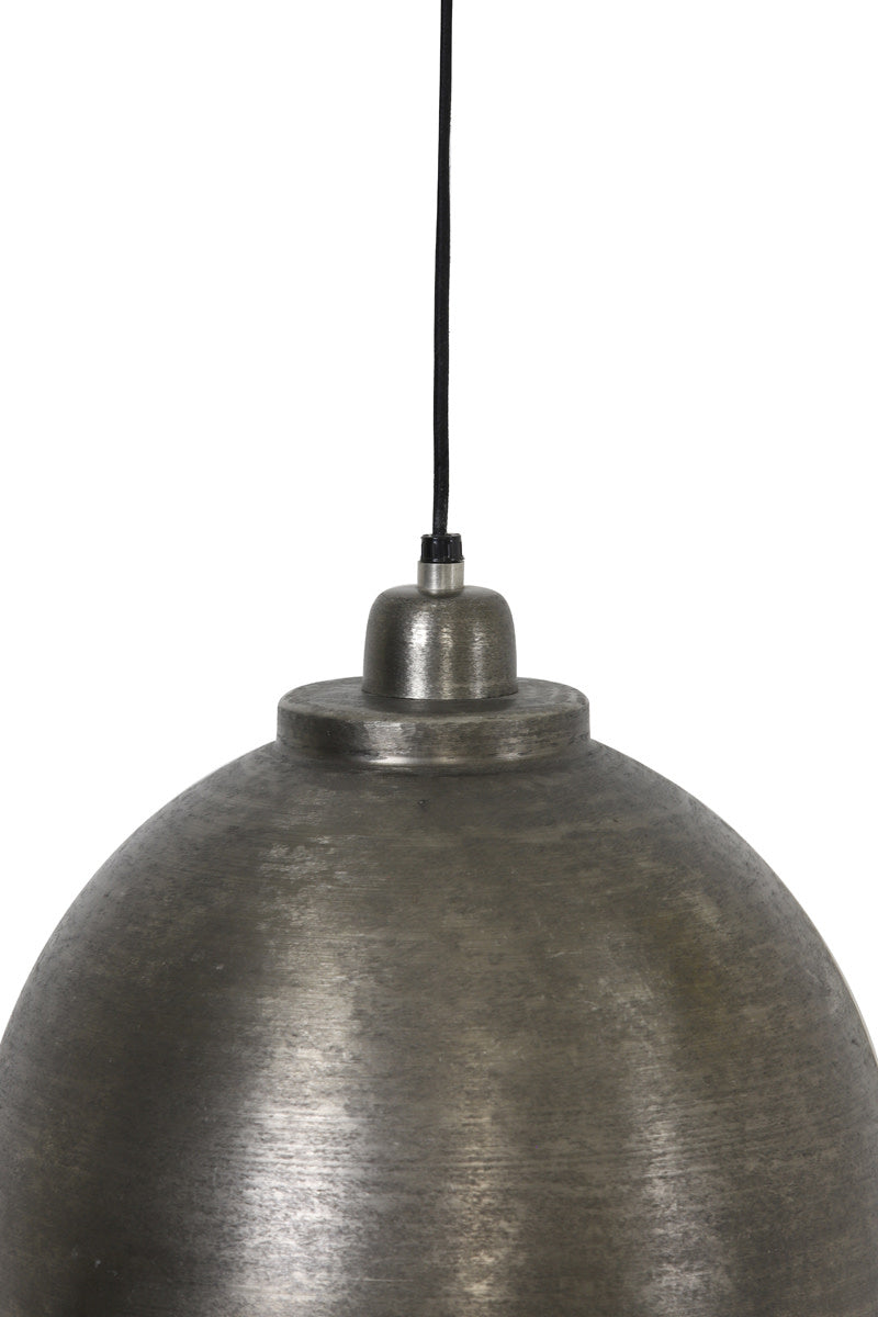 Kylie Dark Raw Nickel Metal Pendant Light 30cm