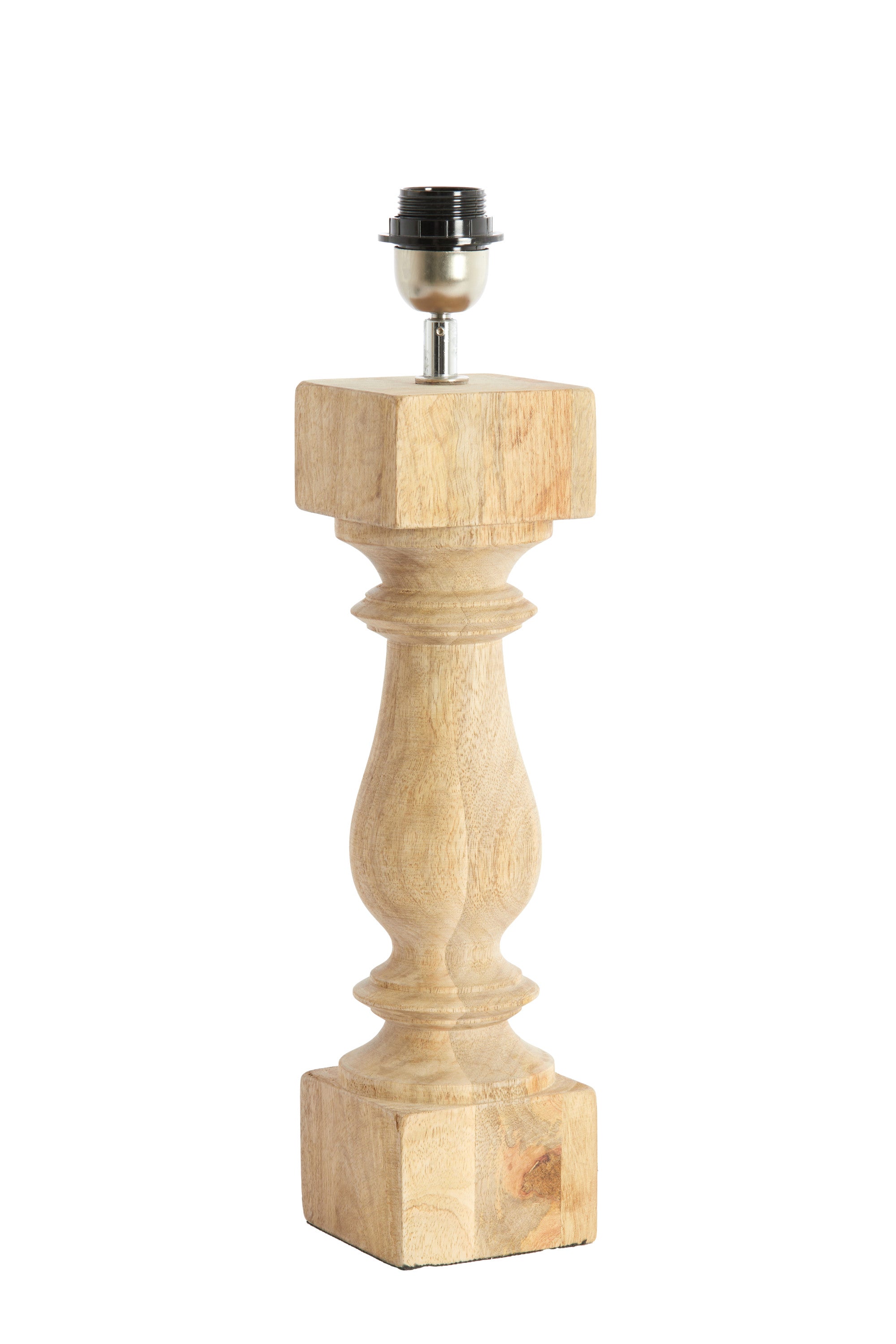 Cumani Natural Wood Table Lamp Base 47cm