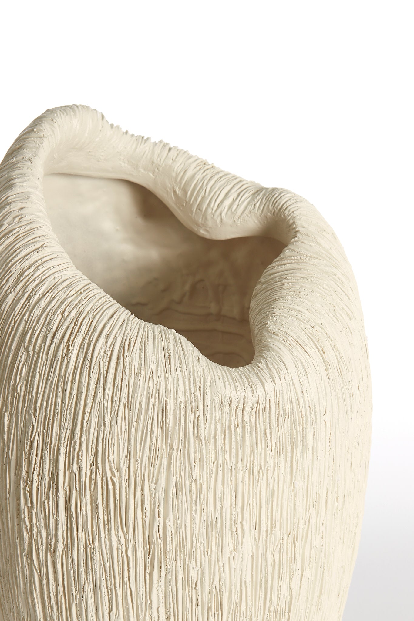 Denisa Cream Vase 50cm