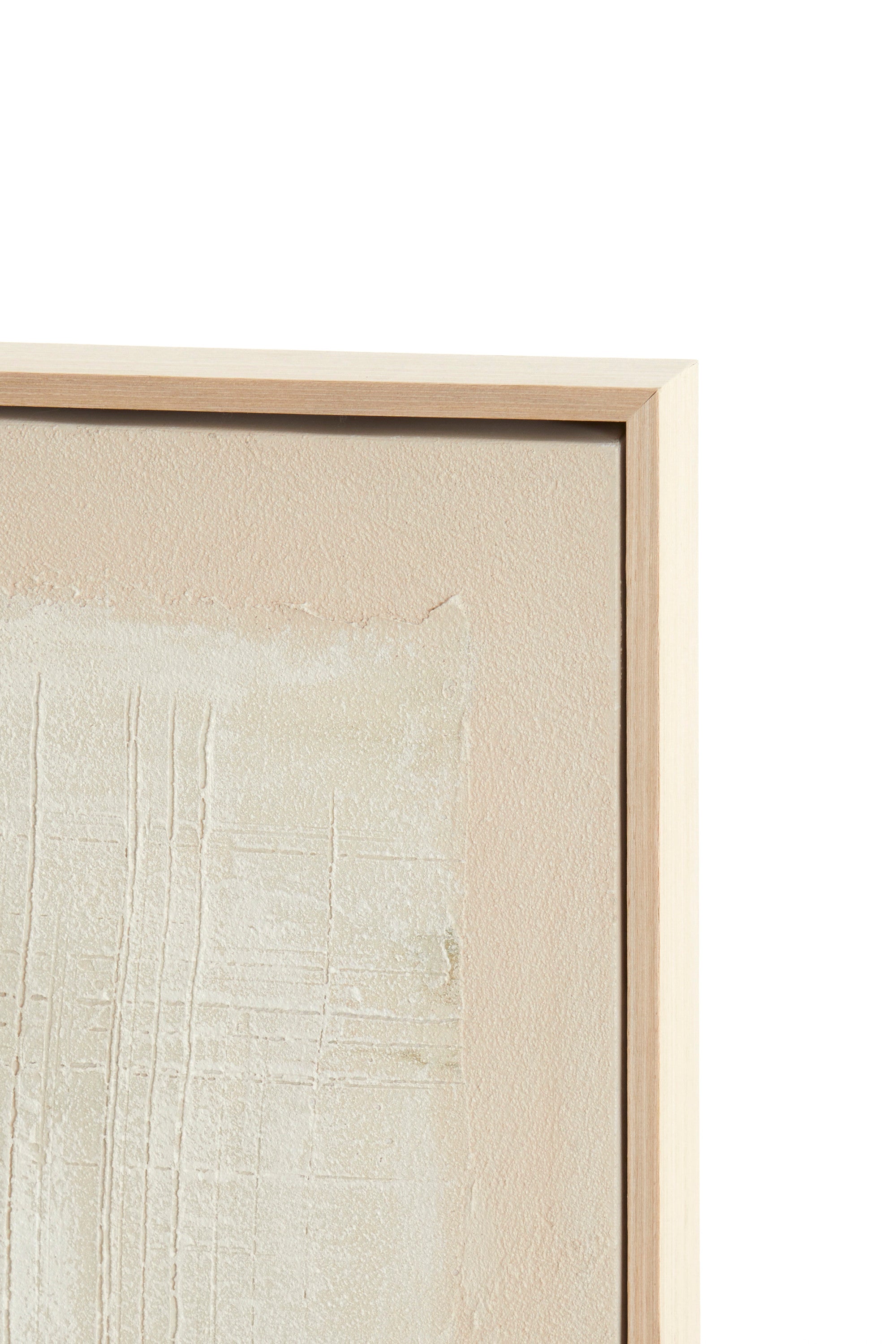 Mareya Olive Green & Cream Wall Art 80cm