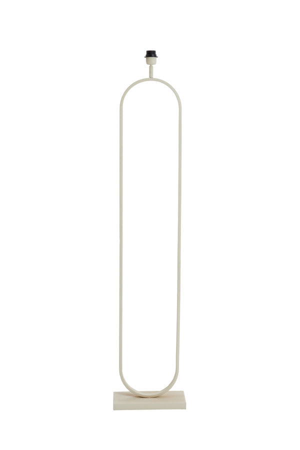 Jamiri Cream Metal Floor Lamp Base