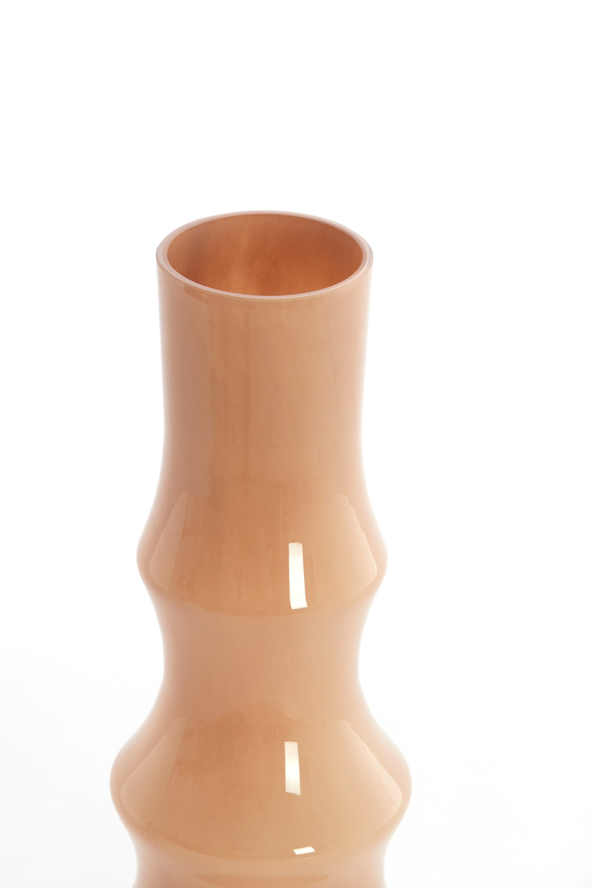 Fiorenza Caramel Glass Vase 50cm