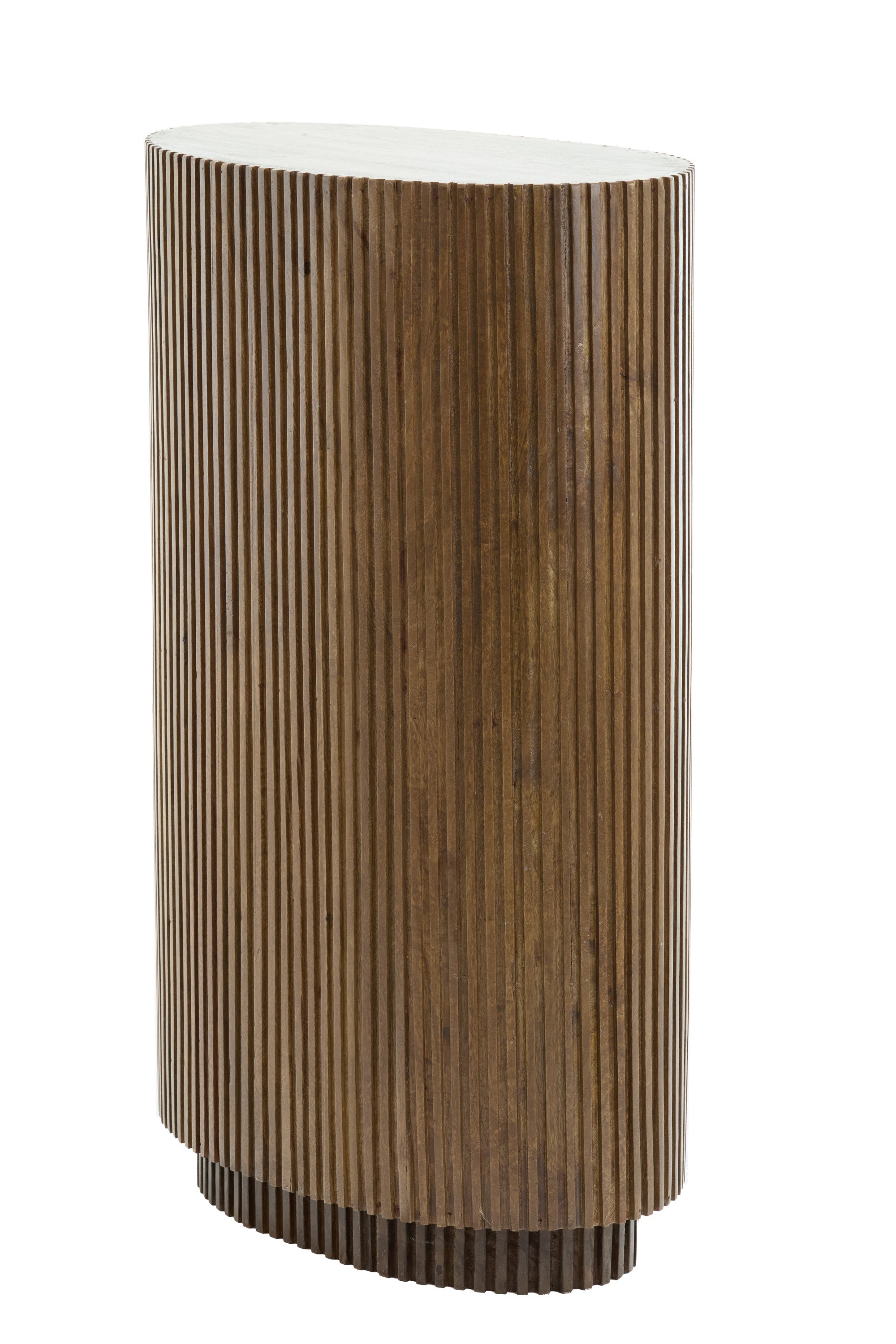 Dumosi Dark Brown Wood Plinth 100cm