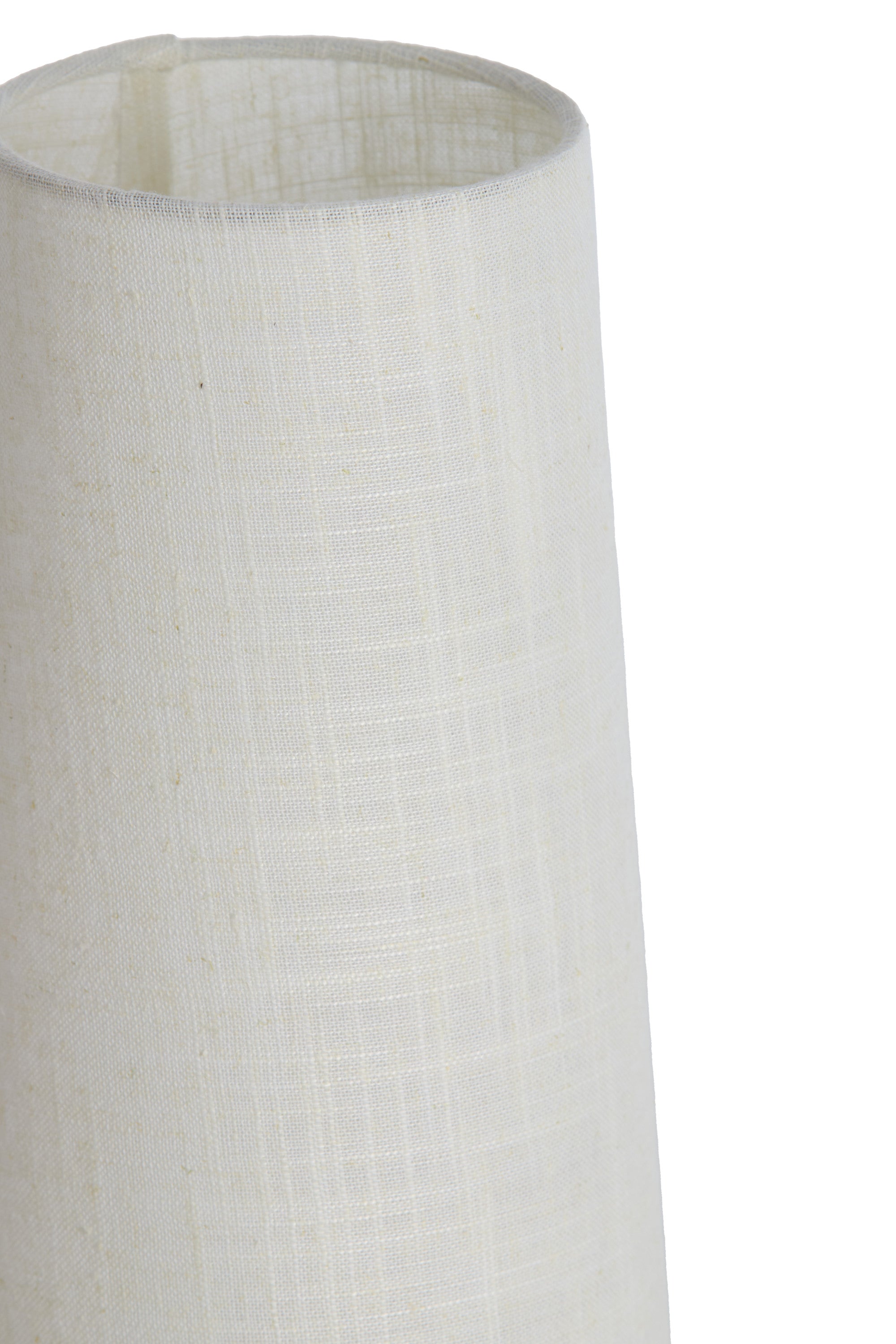 Howie Dark Brown Wood Effect & Cream Table Lamp 42cm