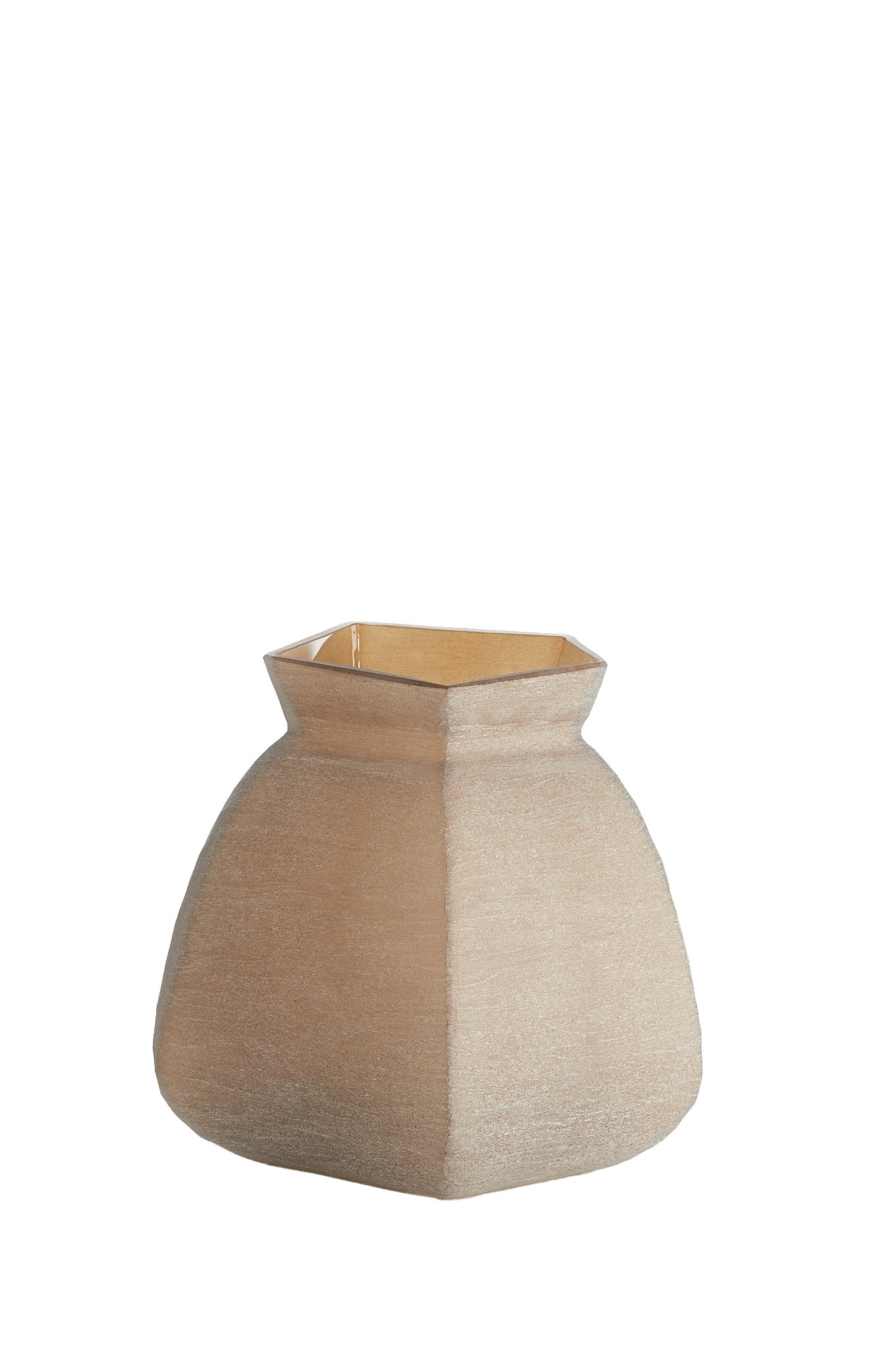 Veliko Dark Brown Glass Vase 27cm