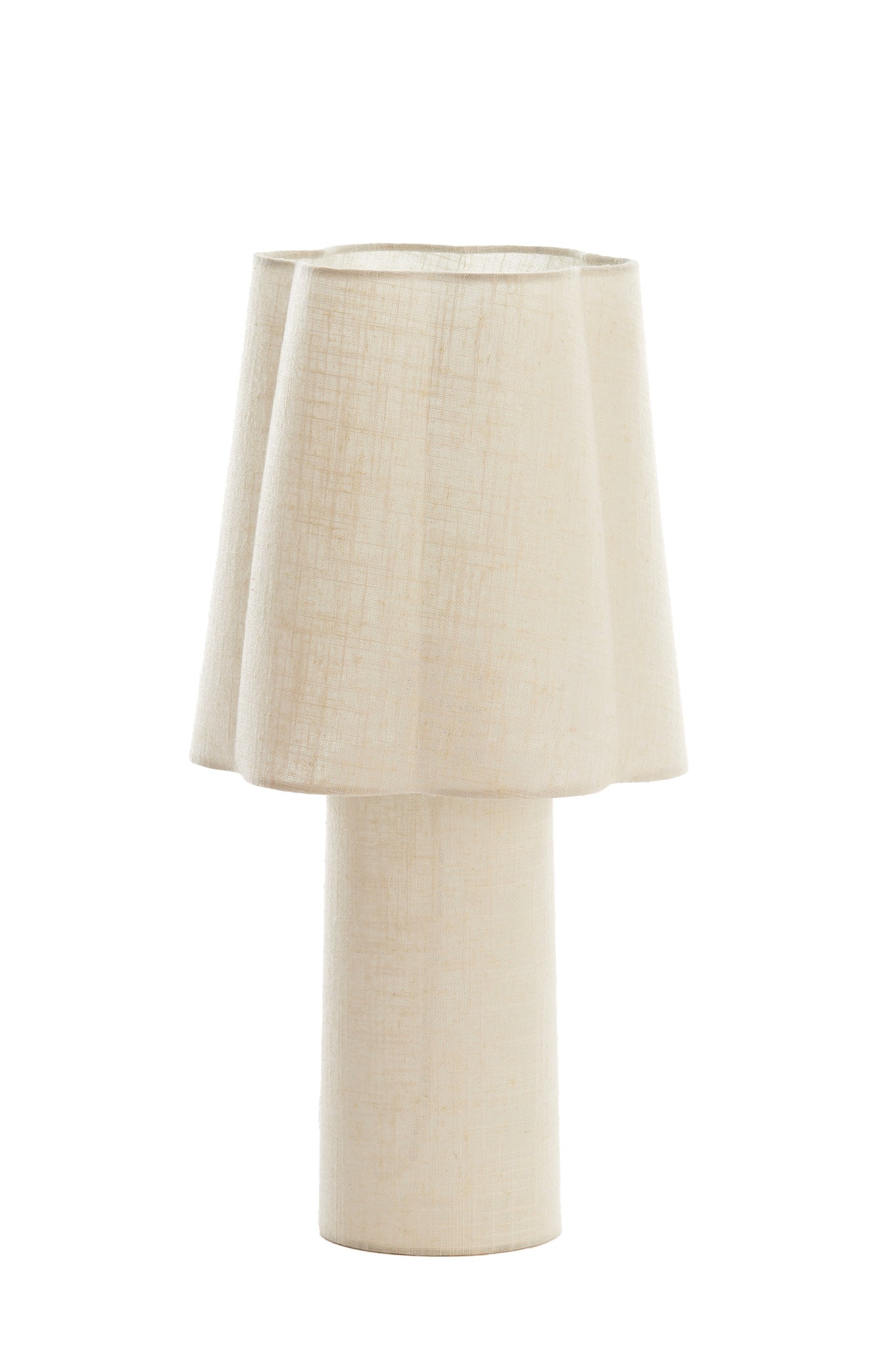 Musaby Natural Linen Table Lamp
