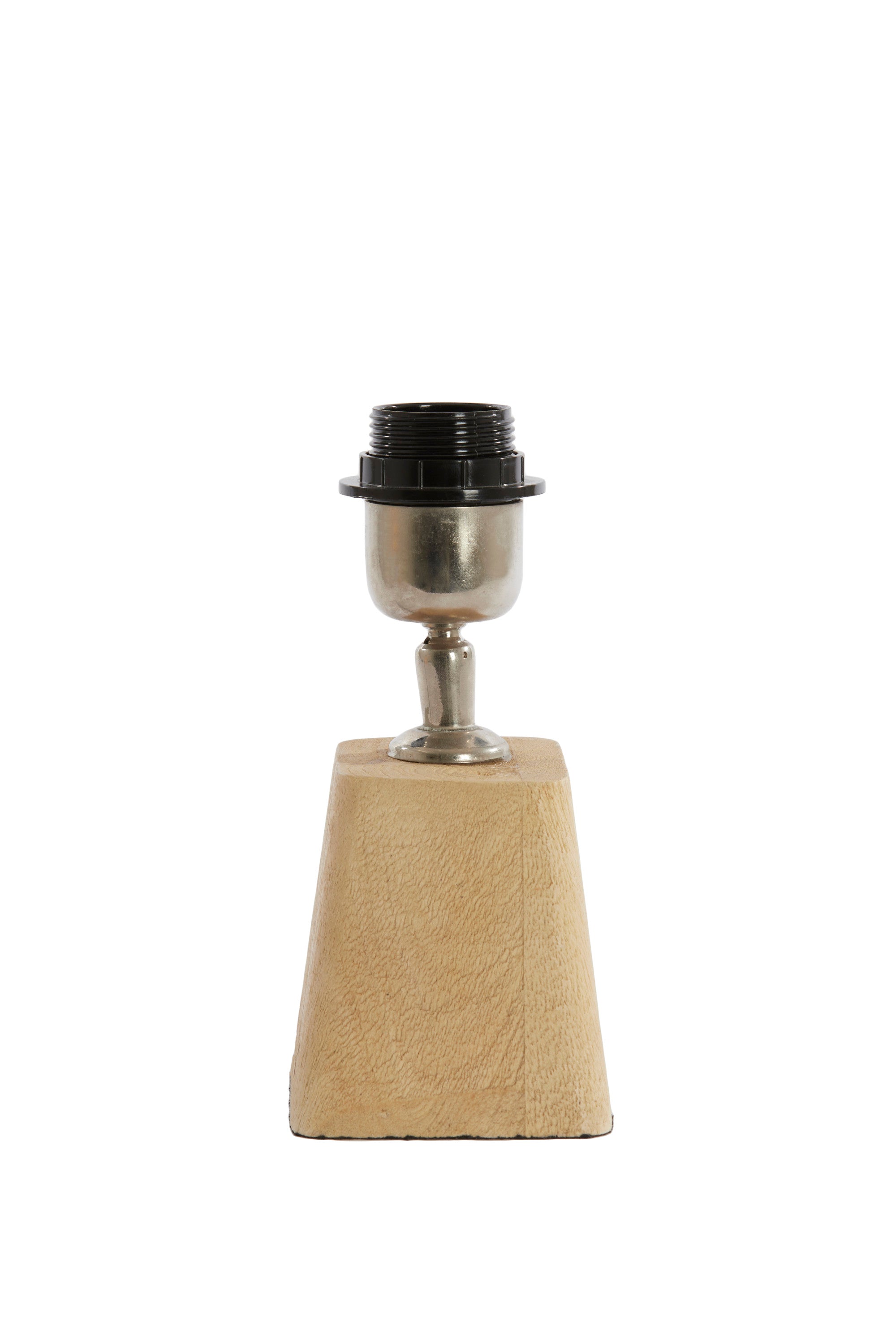 Kardan Matt Natural Wood Small Table Lamp Base 19cm