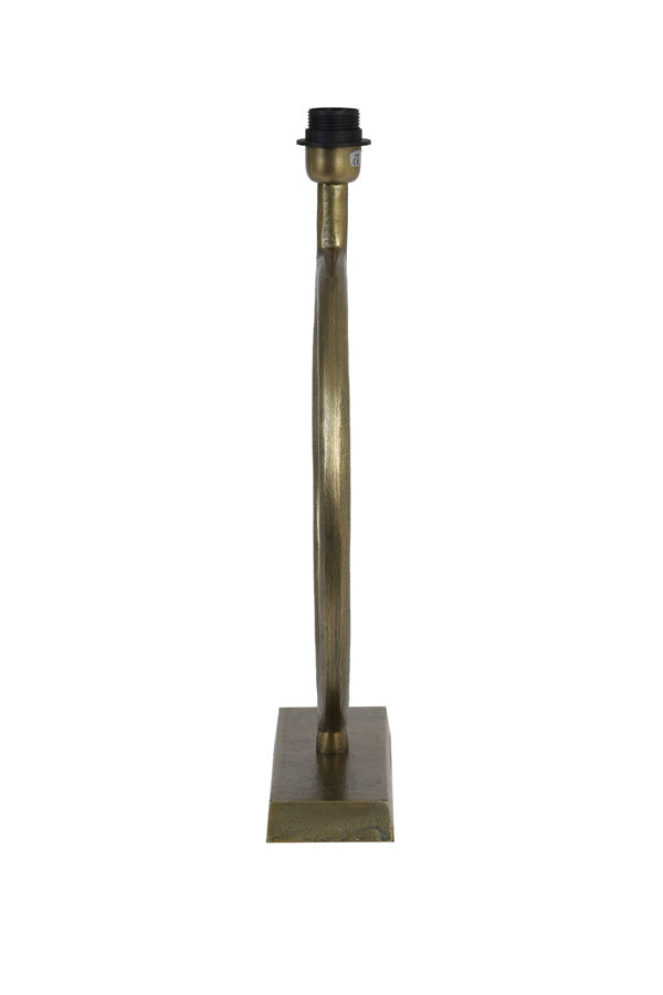 Livu Raw Antique Bronze Metal Table Lamp Base 50cm