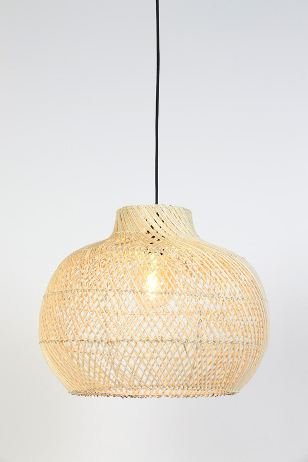 Charita Natural Rattan Pendant Light 46cm