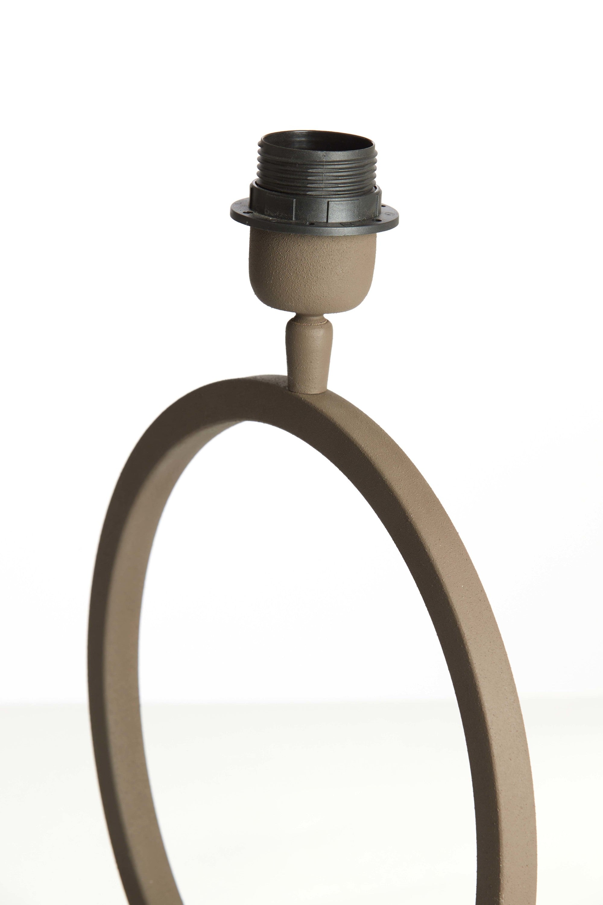 Liva Brown Metal Table Lamp Base 43cm